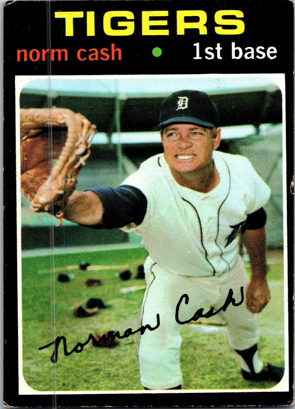 1971 Topps #599 Norm Cash