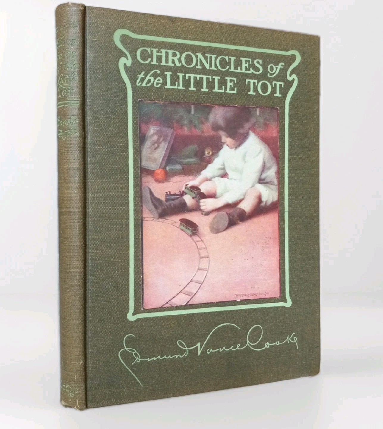 Antique 1905 1st Ed. Chronicles Of The Little Tot, Illustrated Color, Poetry, VG