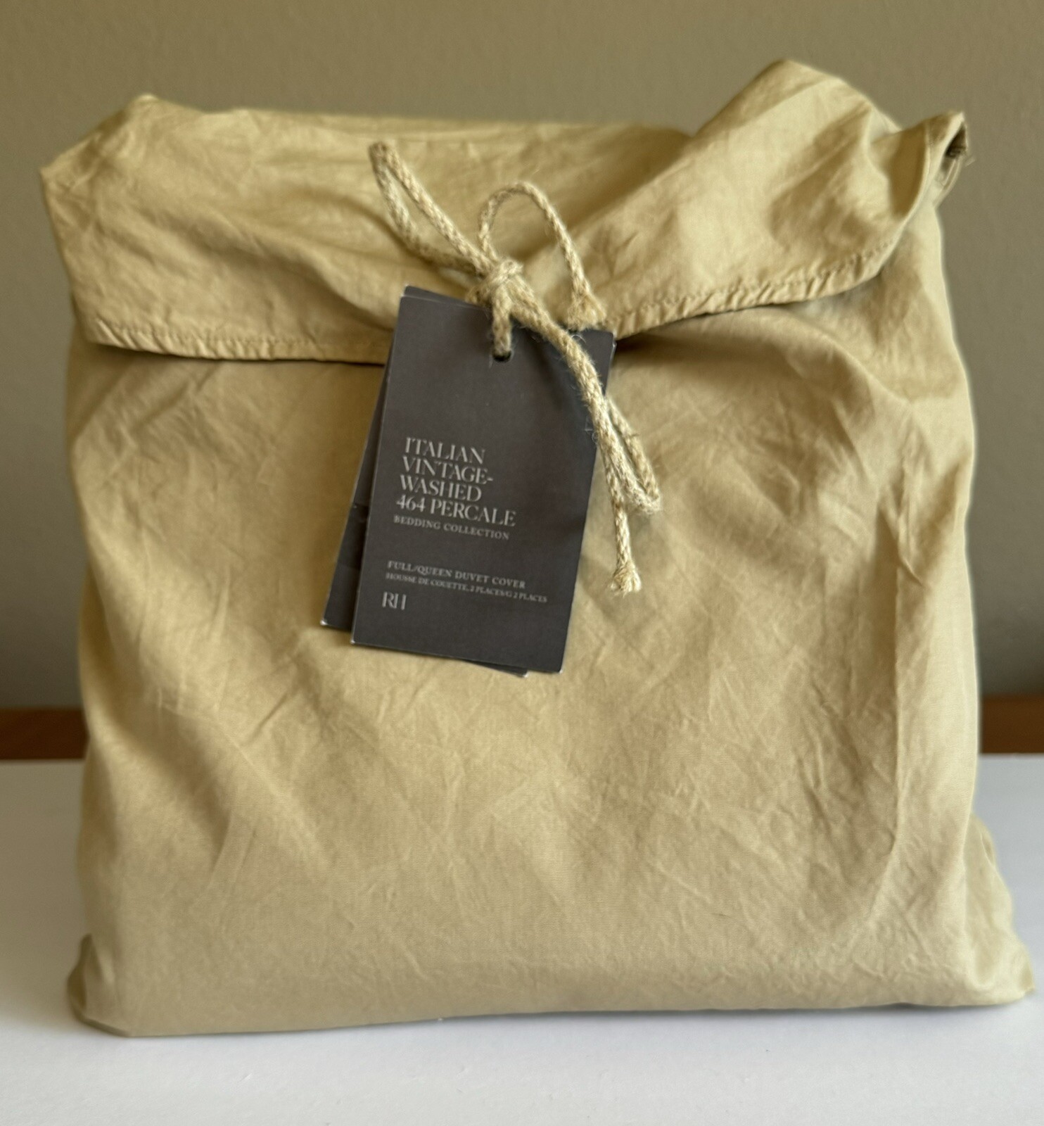Restoration Hardware Italian Vintage-Washed 464 Percale Full/Queen Duvet Cover Restoration Hardware Italian Vintage-Washed 464 Percale Full/Queen Duvet Cover