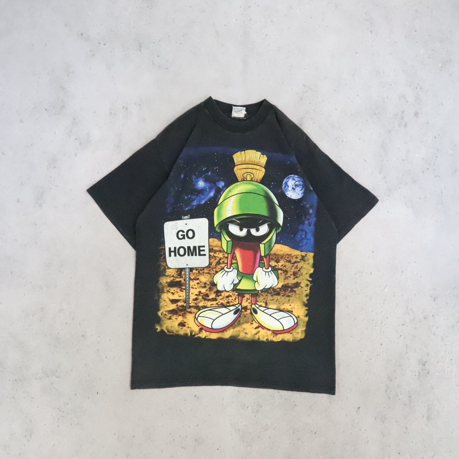 Vintage Marvin The Martian Looney Tunes T-Shirt Size Large 1997 90s