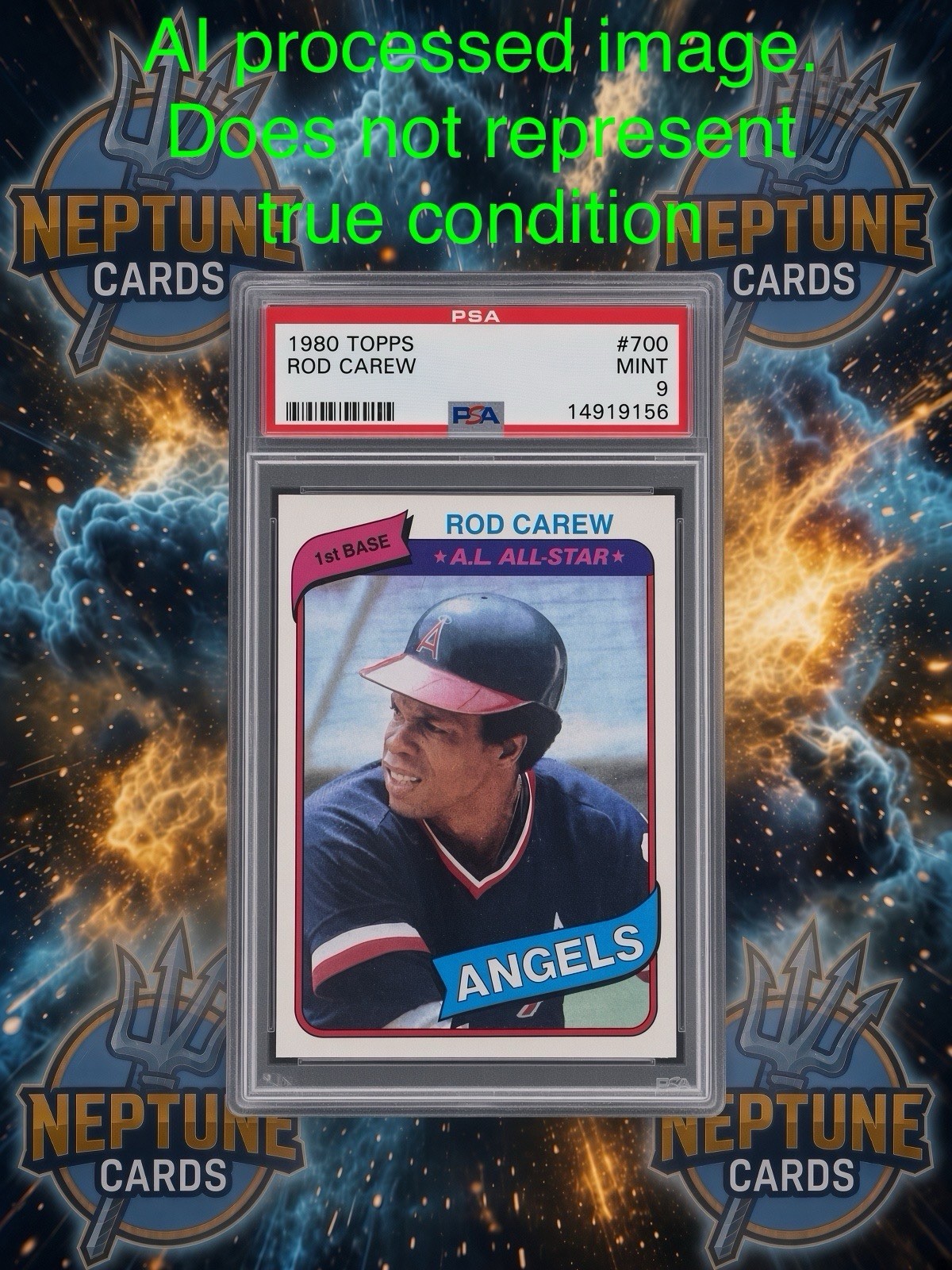 1980 Topps Rod Carew #700 - PSA 9 (Mint) 1980 Topps Rod Carew #700 - PSA 9 (Mint)