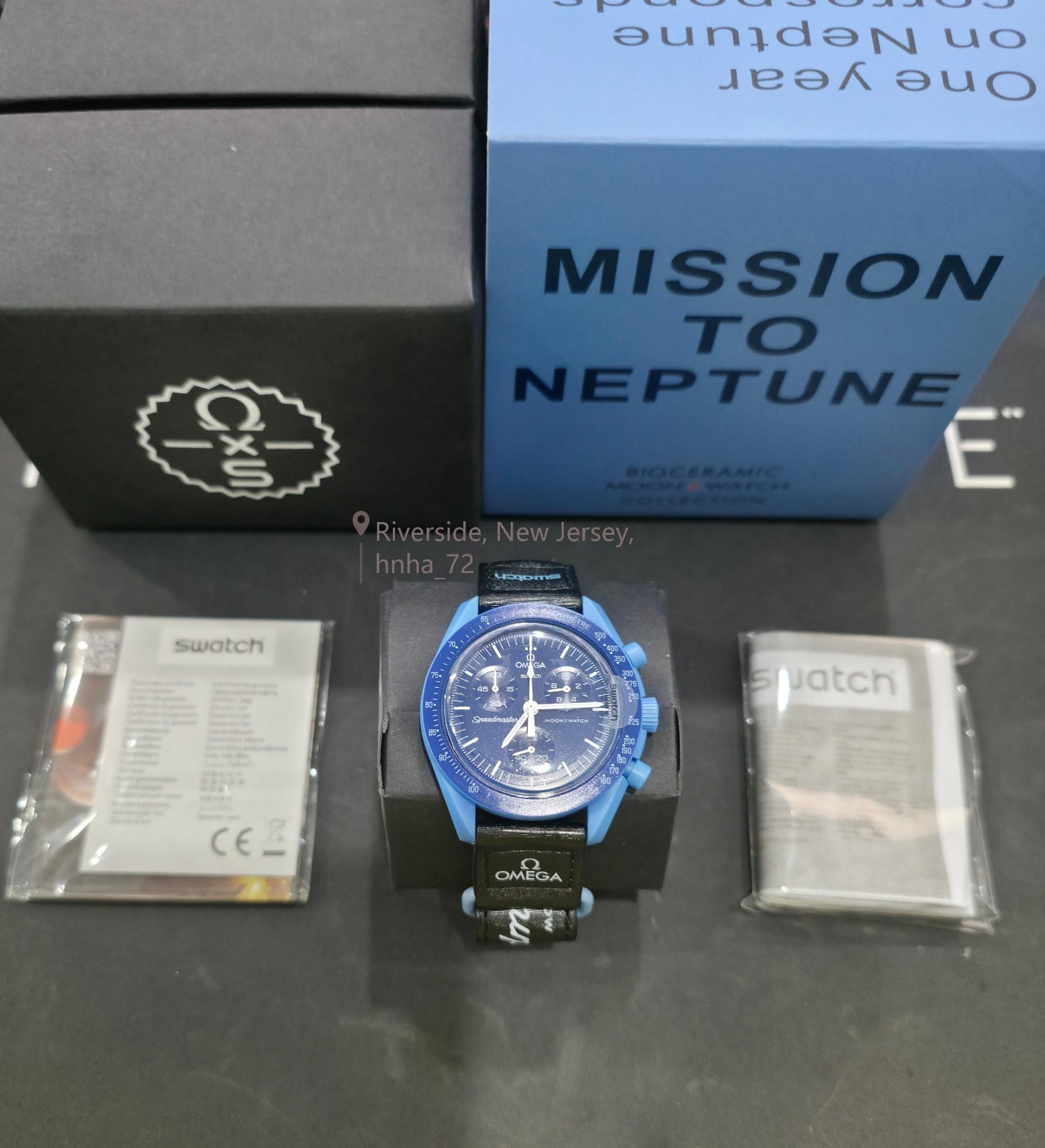 Swatch Bioceramic MoonSwatch Mission To Neptune Swatch Bioceramic MoonSwatch Mission To Neptune