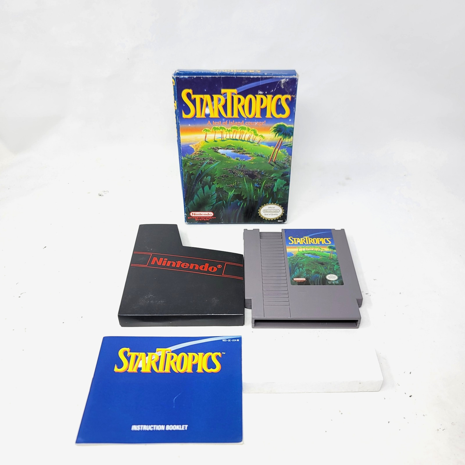 Startropics (Nintendo NES, 2000) CIB Complete W/ Manual Tested Working