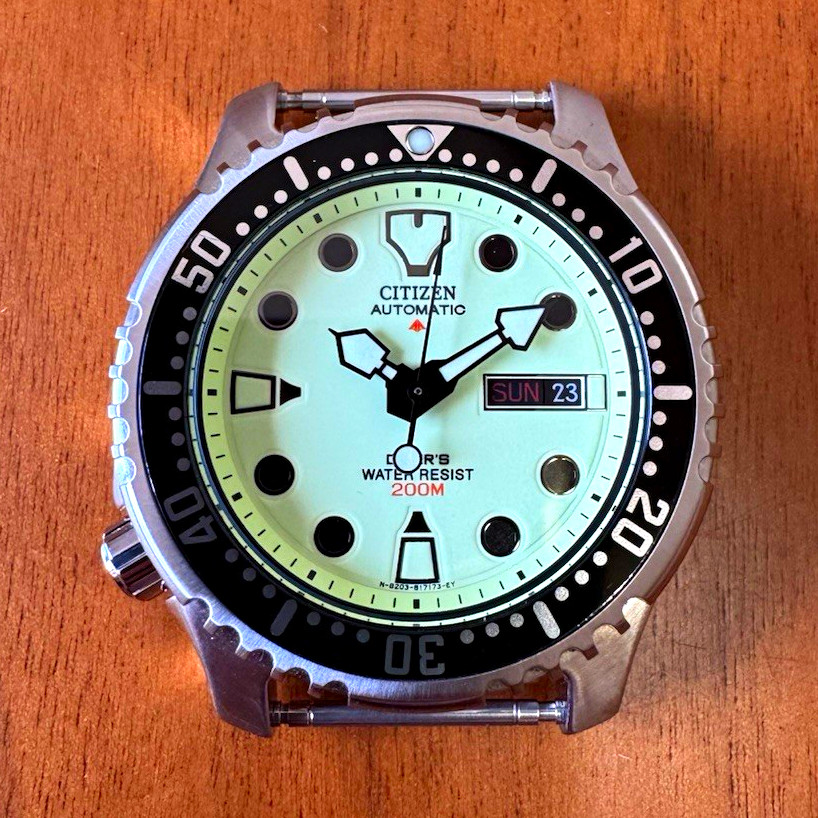 Citizen Promaster Marine Automatic Green Dial Men\'s Watch : NY0040-09W Citizen Promaster Marine Automatic Green Dial Men\'s Watch : NY0040-09W