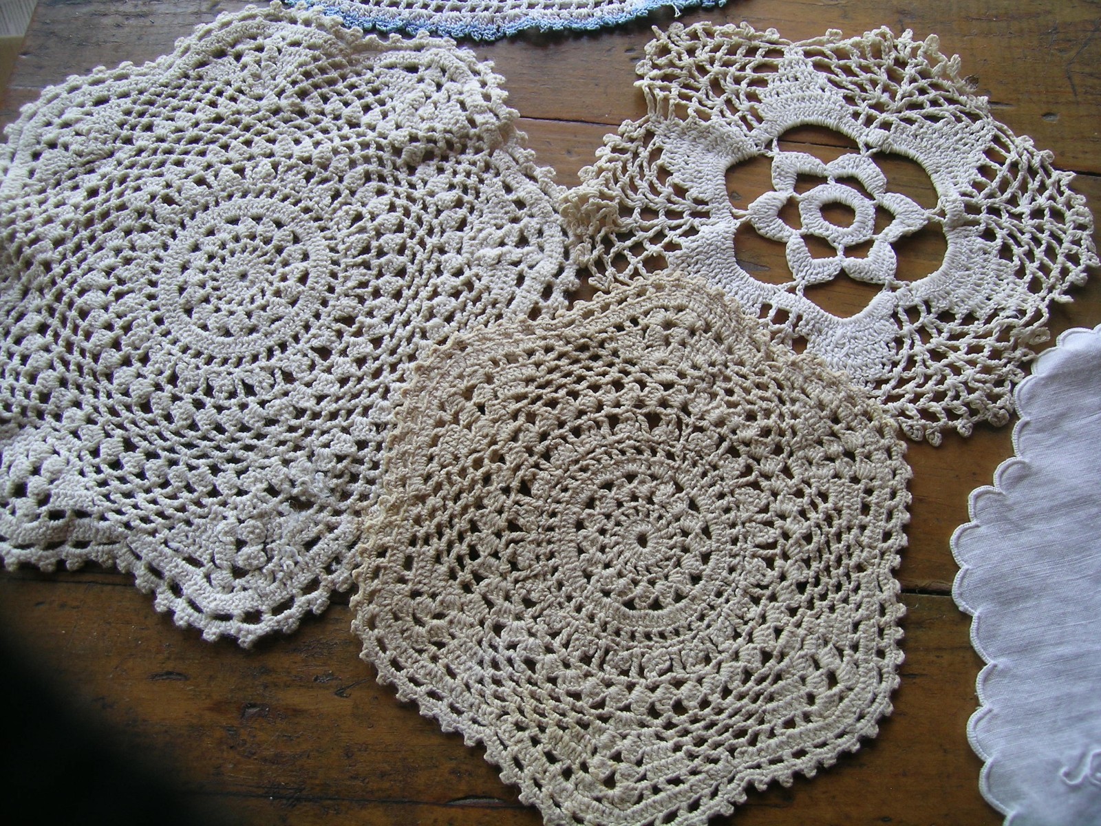Lot of Quality Vintage Linen Doillies Antimacassors 6 plus Lot of Quality Vintage Linen Doillies Antimacassors 6 plus