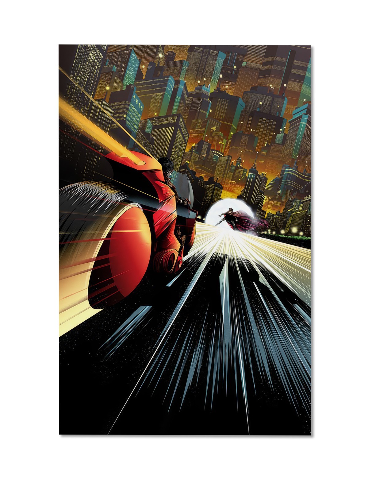 Akira Kaneda\'s Bike Wall Art Print 11×17 Japanese Anime Poster