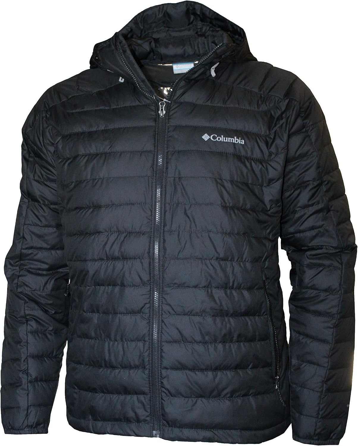 Columbia Men's White Out Omni Heat Hooded Full Zip Puffer Jacket