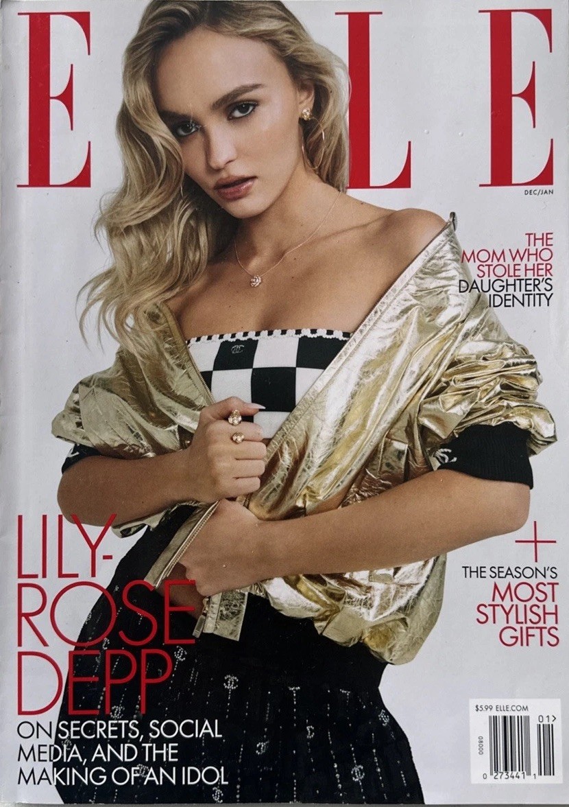 December/ January 2023 ELLE magazine Lily-Rose Depp cover Blackpink Jennie *MINT December/ January 2023 ELLE magazine Lily-Rose Depp cover Blackpink Jennie *MINT
