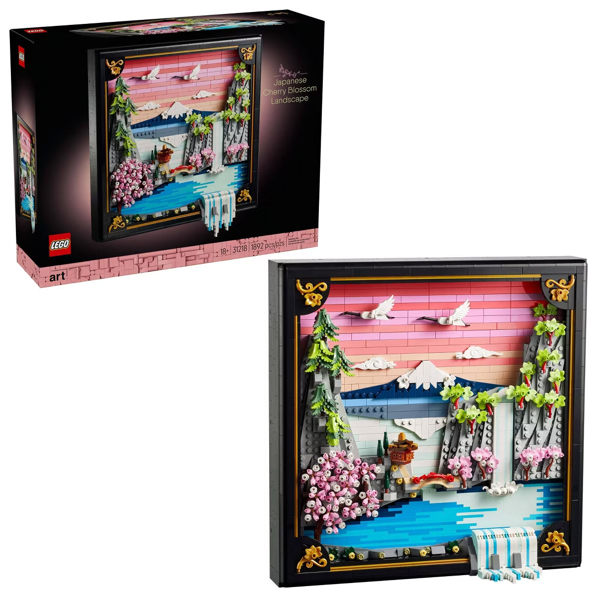 LEGO Art Japanese Cherry Blossom Landscape Building 31218 (US STOCK)