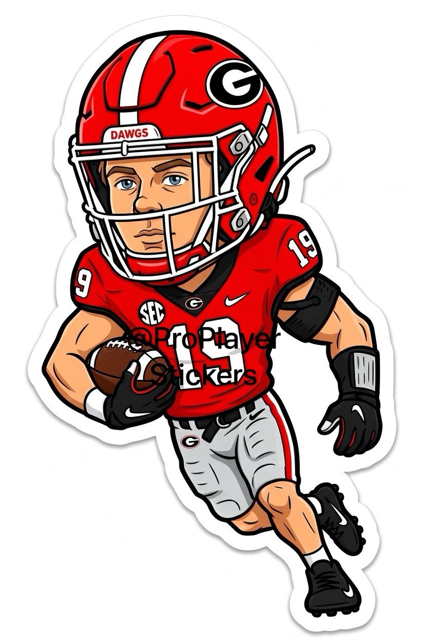 🏈 Georgia Bulldogs “Brock Bowers” Sticker 🏈