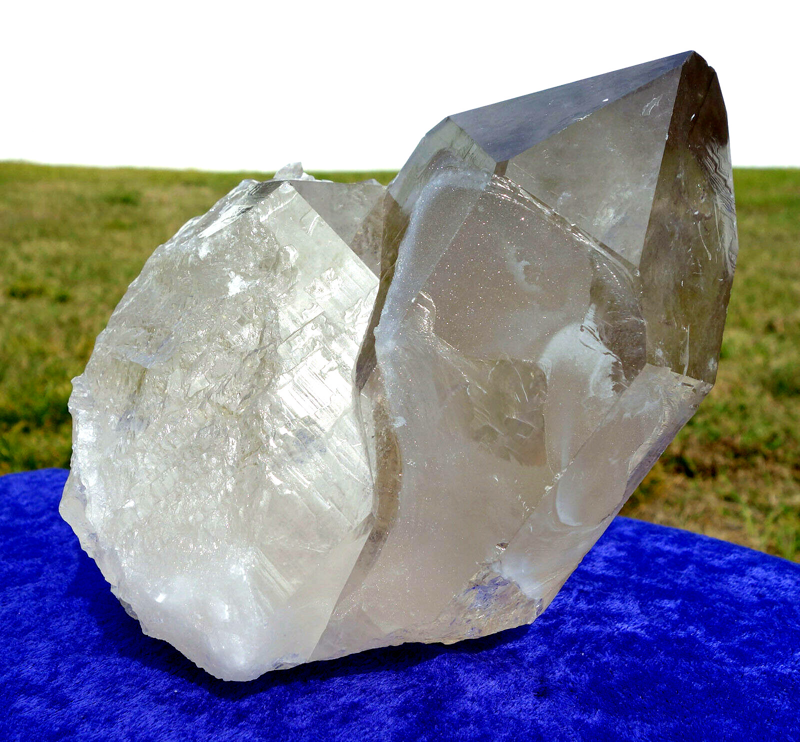 Stunning Natural SMOKY QUARTZ Crystal Points w RECORDKEEPERS For Sale Brazil
