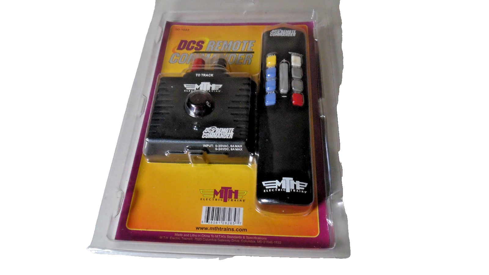 MTH 50-1033 DCS REMOTE COMMANDER SET CONTROLS ONE PROTO 2.0 ** or 3.0 ENGINE New MTH 50-1033 DCS REMOTE COMMANDER SET CONTROLS ONE PROTO 2.0 ** or 3.0 ENGINE New