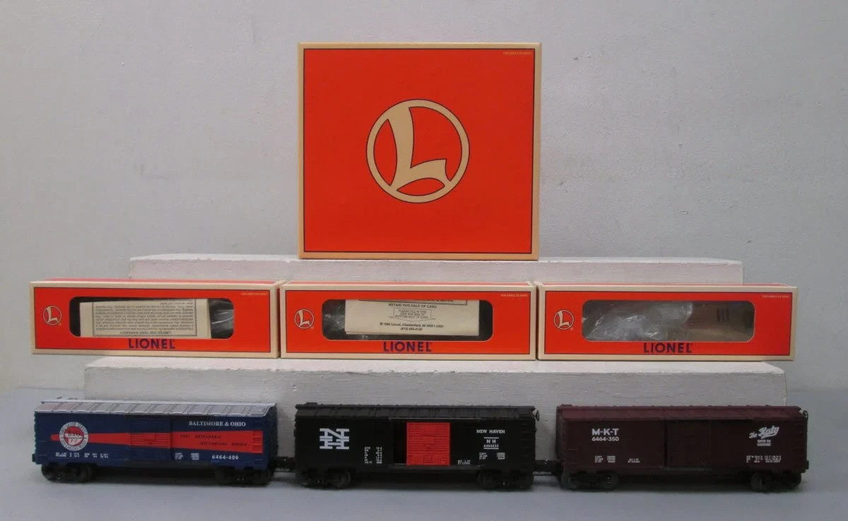 Lionel 6-19292 O Gauge Series V1 Boxcars (Set of 3) NEW Lionel 6-19292 O Gauge Series V1 Boxcars (Set of 3) NEW