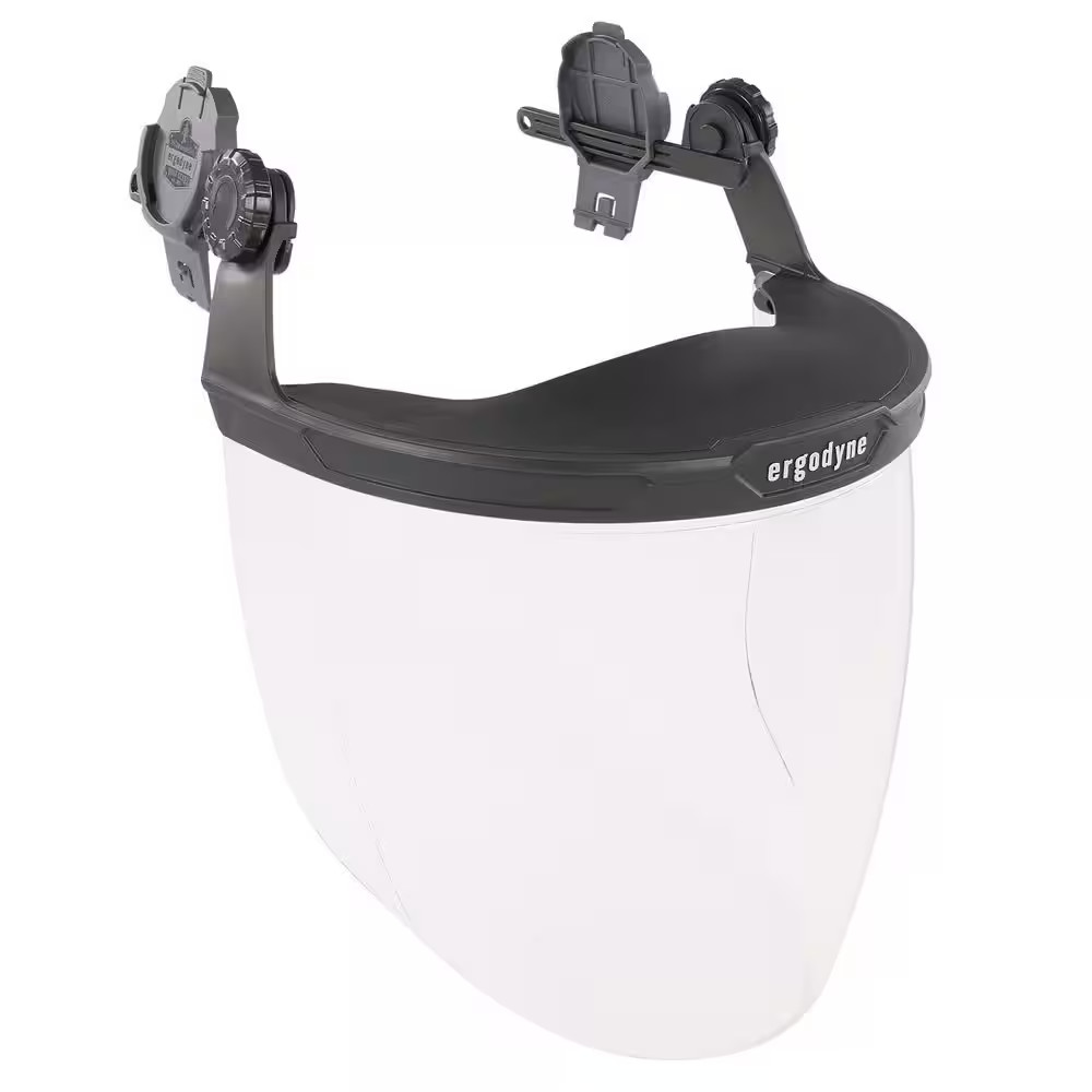 Skullerz 8994 Clear Anti-Scratch and Anti-Fog Hard Hat Face Shield with Adapter