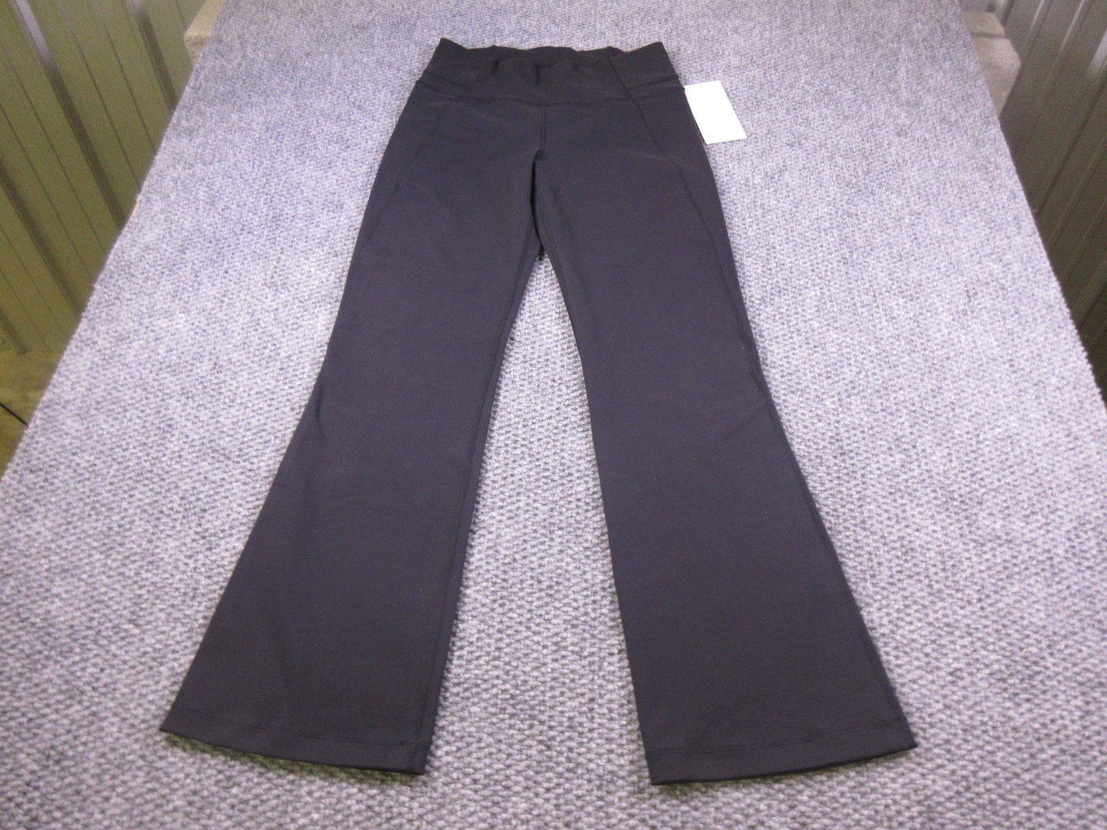 Lululemon Pants Womens 12 Black Groove Pant Bootcut High Rise Yoga Athletic Gym