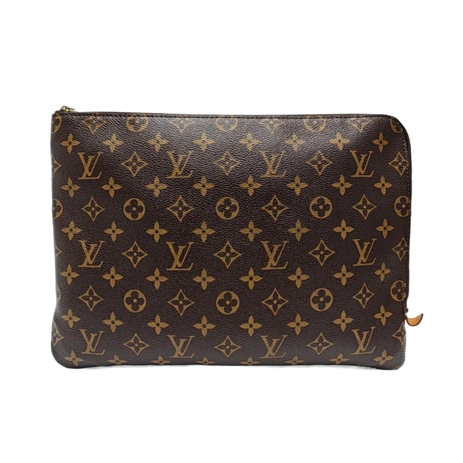 【Authentic】 LOUIS VUITTON Etui Voyage Brown Leather Bags (DDP)
