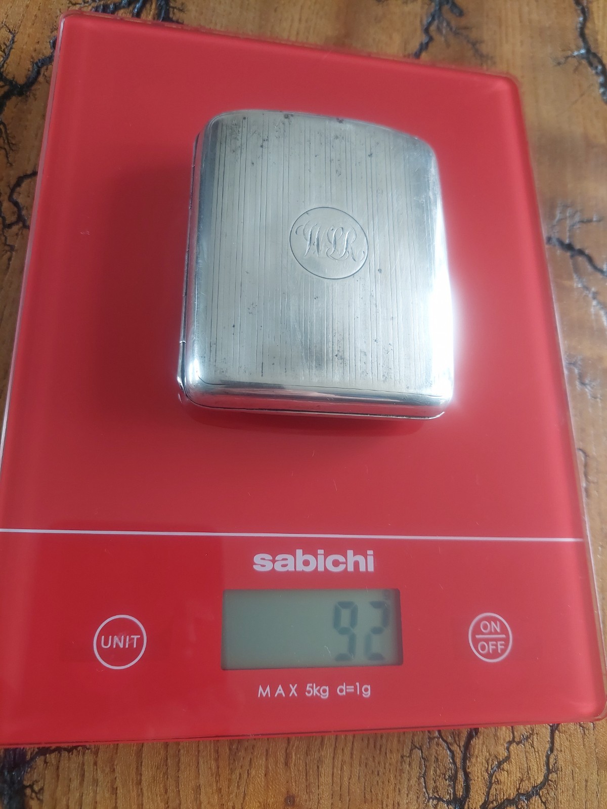 Antique Sampson Mordan and Co Sterling Silver Cigarette Case - 1914 Antique Sampson Mordan and Co Sterling Silver Cigarette Case - 1914