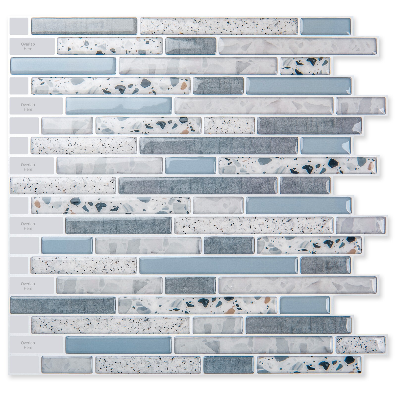 Art3d 10Pcs Peel n Stick Kitchen Backsplash Self-Adhesive Wall Tile Stone Design Art3d 10Pcs Peel n Stick Kitchen Backsplash Self-Adhesive Wall Tile Stone Design