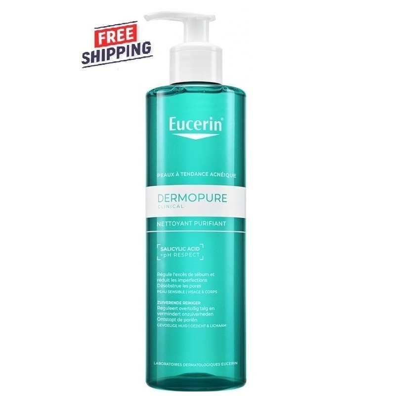 Eucerin DermoPure Oil Control Cleansing Gel 400ml EXP 01/2029
