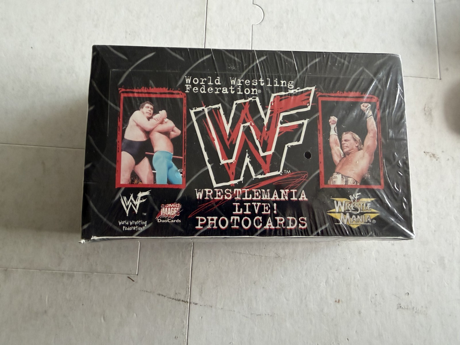 1999 - WWF Wrestlemania Live Photocards  Box -  36 Unopened Wax Packs
