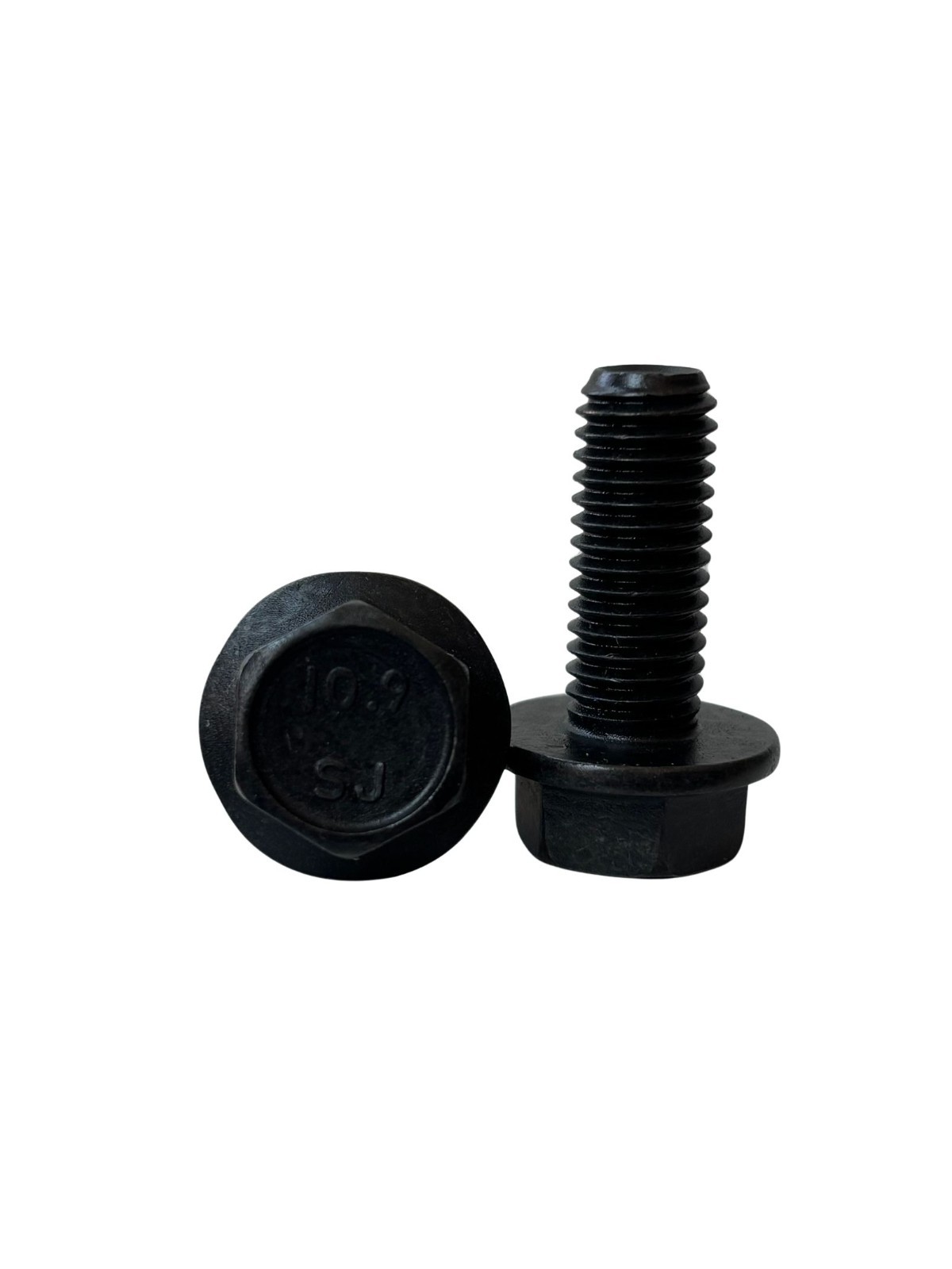 100 pcs M10-1.5x25 Hex Flange Frame Bolt Class 10.9 DIN 6921 Zinc Phosphate Oil 100 pcs M10-1.5x25 Hex Flange Frame Bolt Class 10.9 DIN 6921 Zinc Phosphate Oil