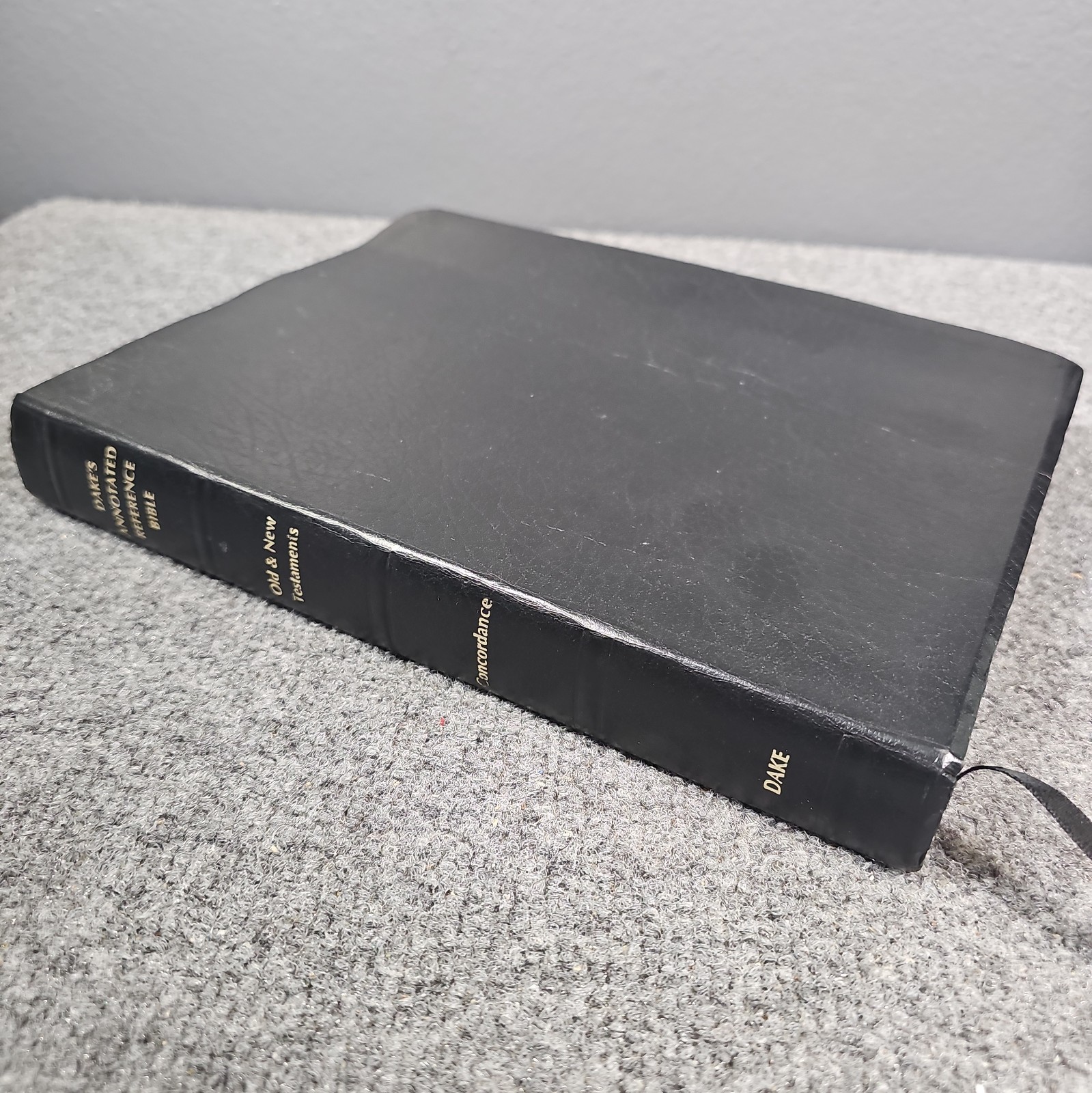 Dakes Annotated Reference Bible Black KJV Old & New Testament Concordance 1994 Dakes Annotated Reference Bible Black KJV Old & New Testament Concordance 1994