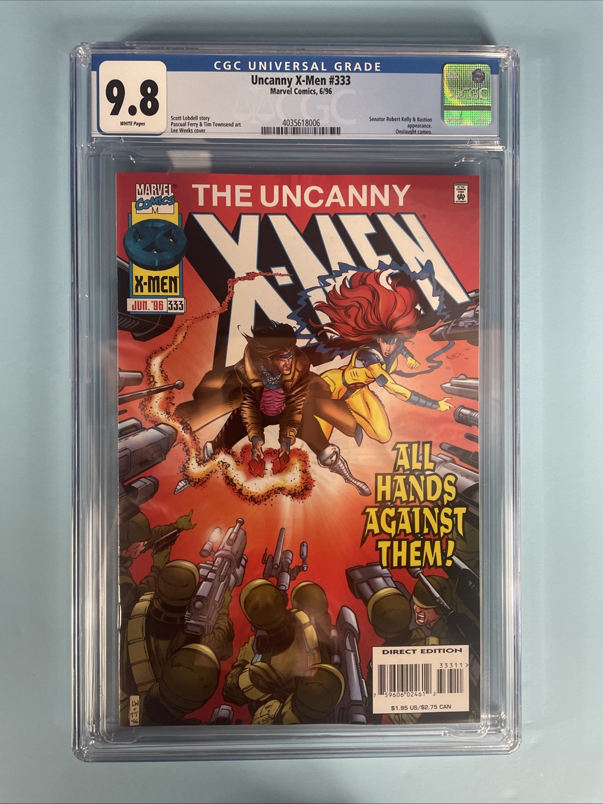 Uncanny X-Men #333 CGC 9.8