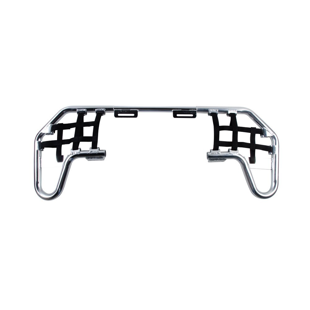 Tusk Comp Series Nerf Bars Silver with Black Webbing fits Yamaha Blaster 200