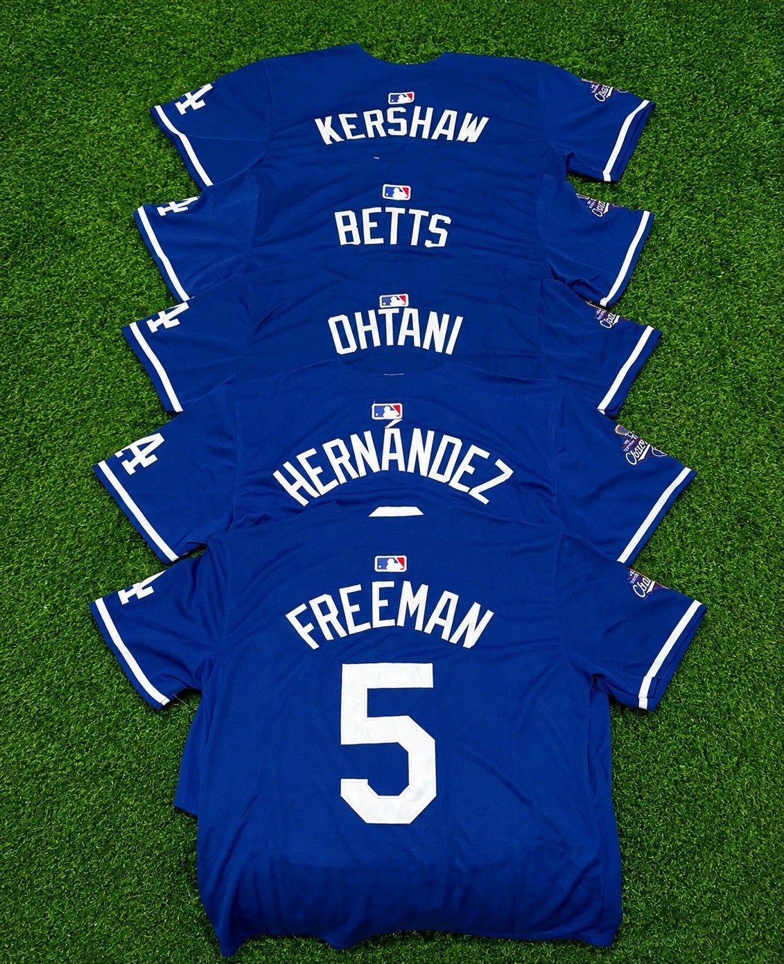 Ohtani/Freeman/Betts/Pages/Kiki/Kershaw 2025 World Series LA Dodgers Jerseys