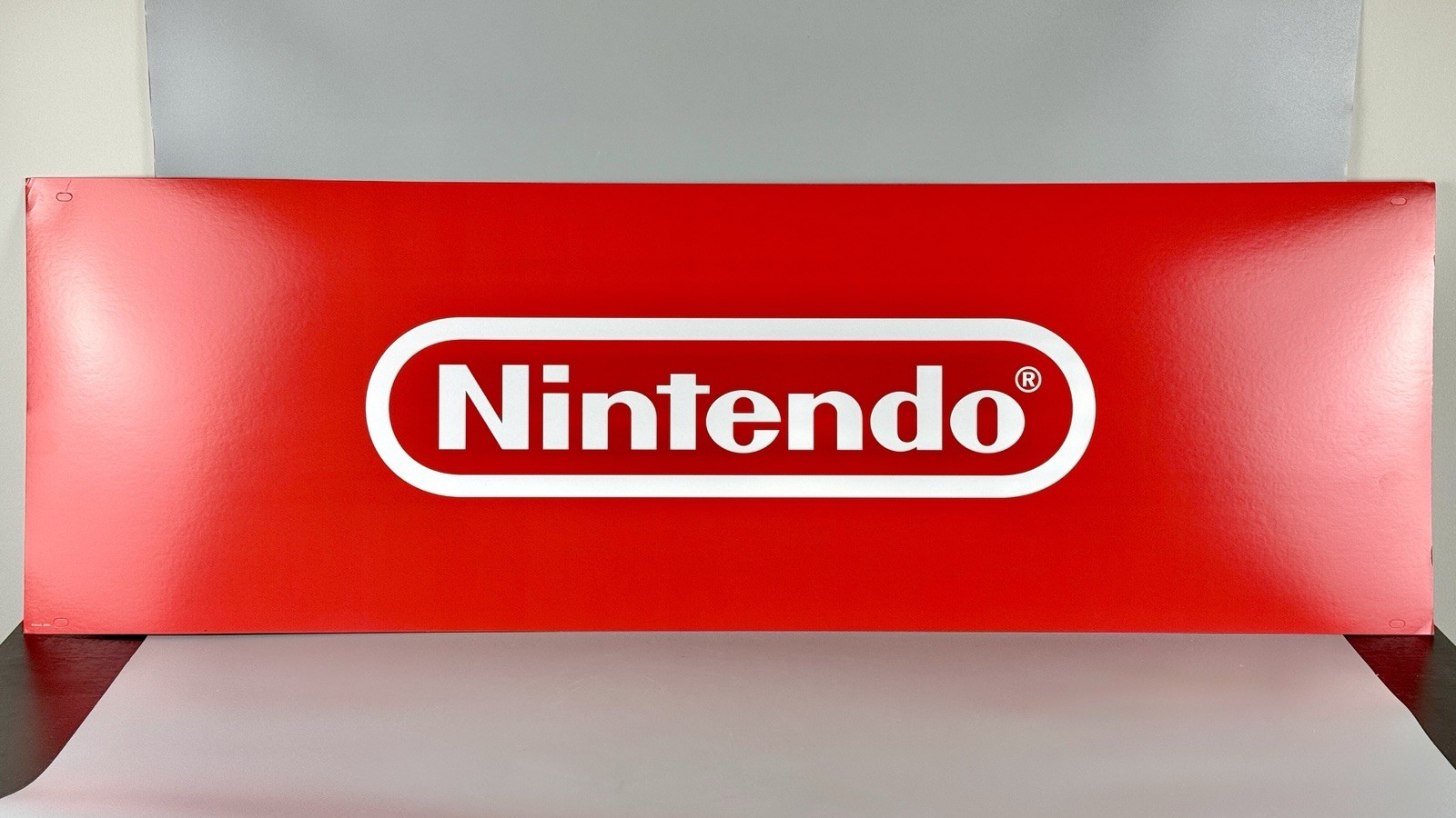 Authentic Nintendo Switch 46” Target Tall Wall Header Display Store Signage RARE