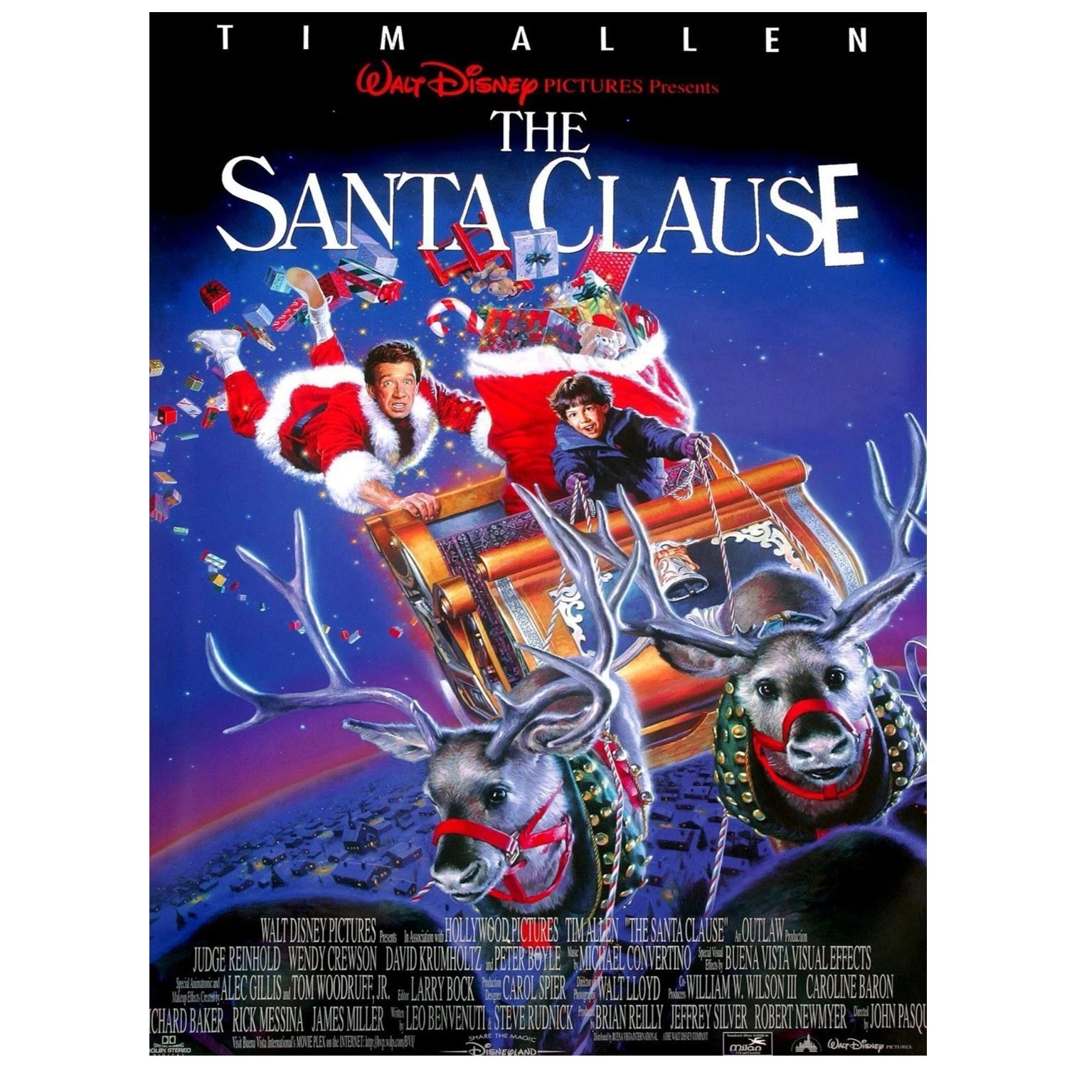 The Santa Clause Tim Allen Christmas Movie Poster
