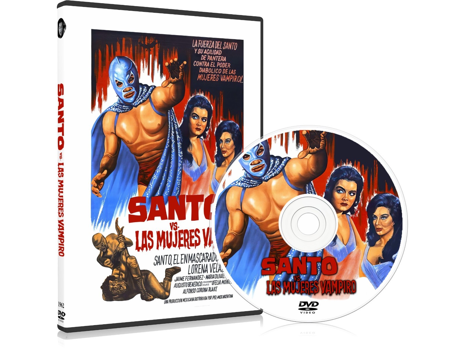 Santo vs The Vampire Women (1962) English Subtitled Action, Horror DVD
