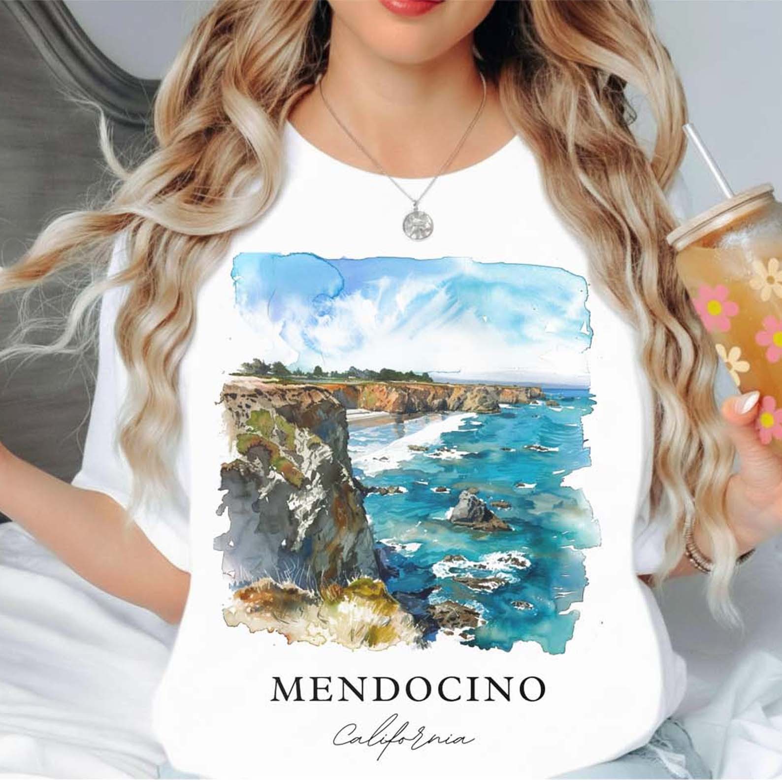 Mendocino California Unisex Shirt Travel Gift California Trip Lover Favorite Tee