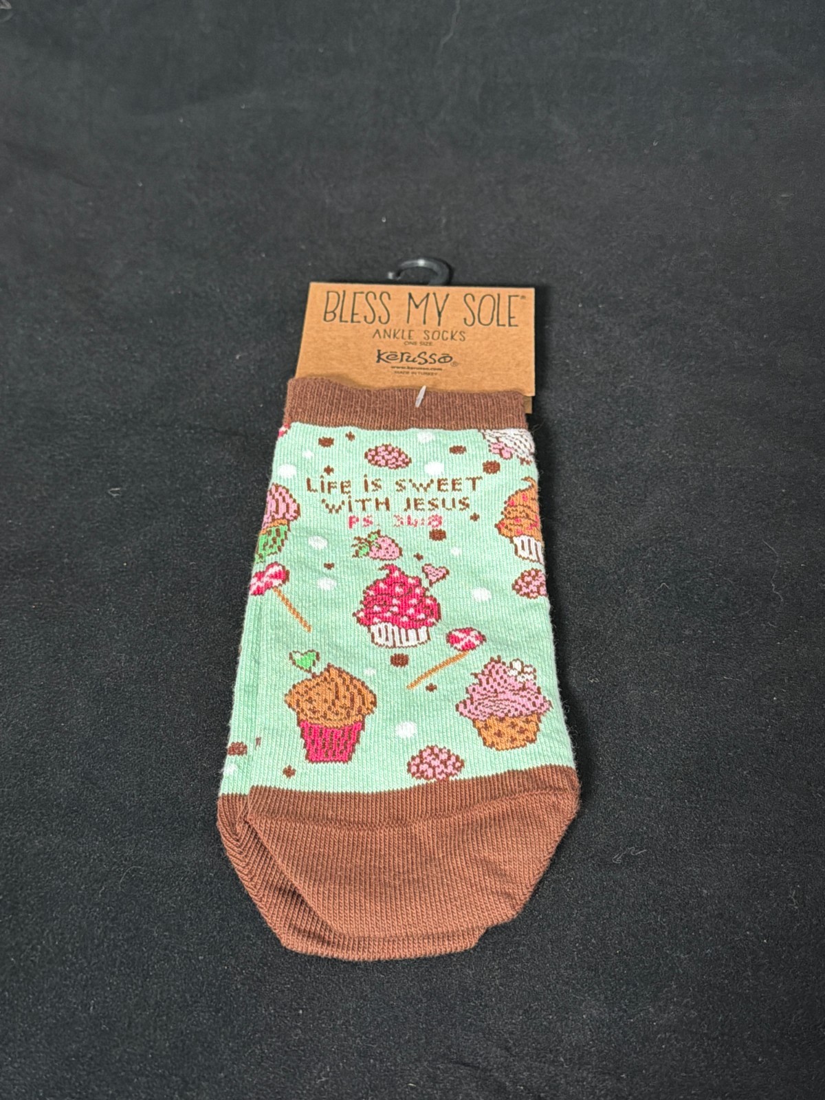 Bless My Sole Life is Sweet With Jesus Christian Ankle Socks Bible Verse Bless My Sole Life is Sweet With Jesus Christian Ankle Socks Bible Verse