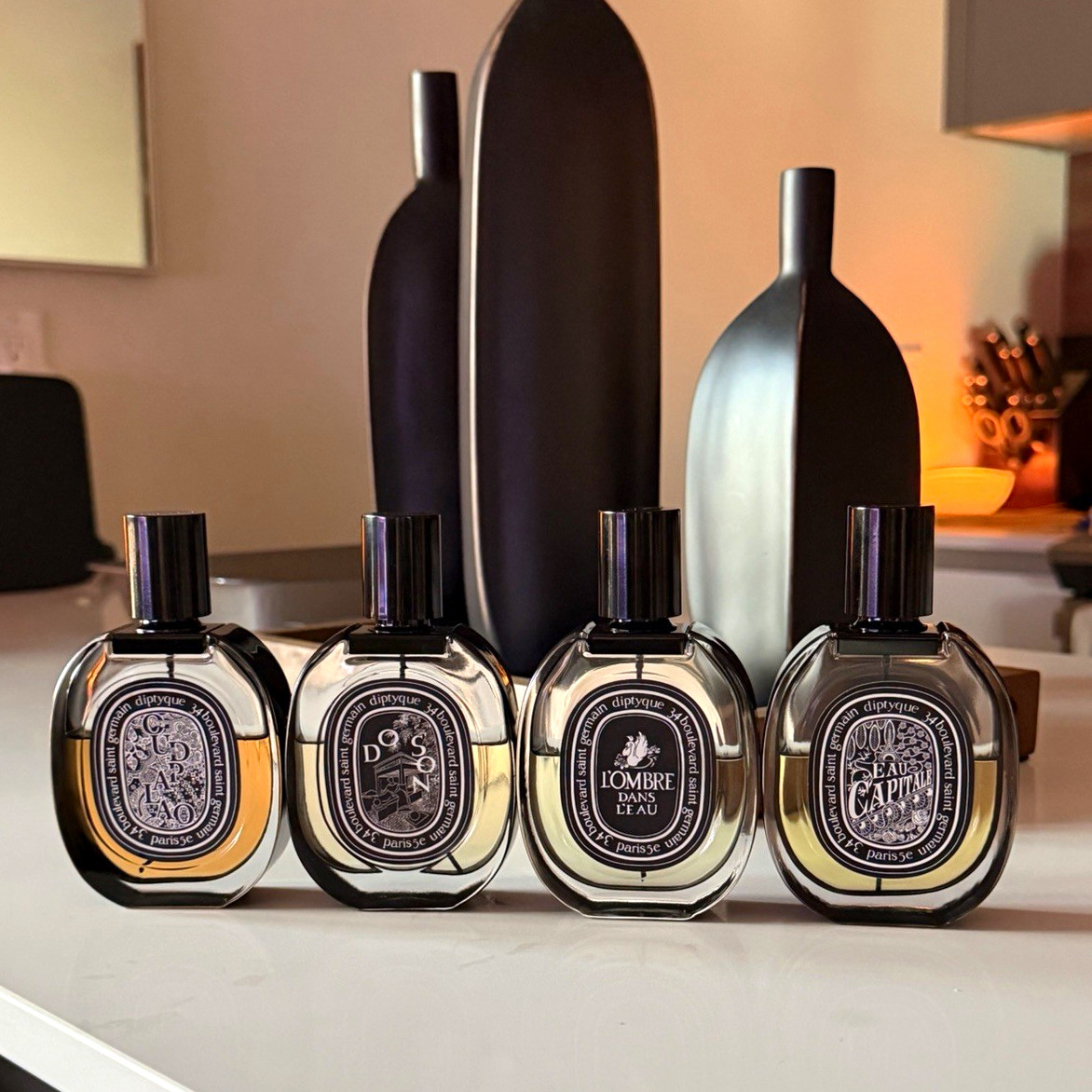 diptyque Eau Capitale, L'Ombre Dans L'Eau, Do Son, Oud Palao EDP diptyque Eau Capitale, L'Ombre Dans L'Eau, Do Son, Oud Palao EDP