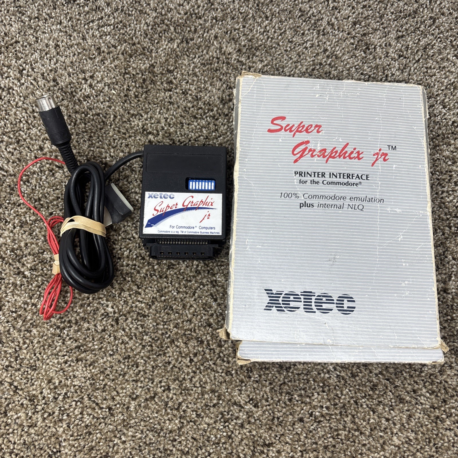 Xetec Super Graphix Jr printer interface - for Commodore 64 - untested Xetec Super Graphix Jr printer interface - for Commodore 64 - untested