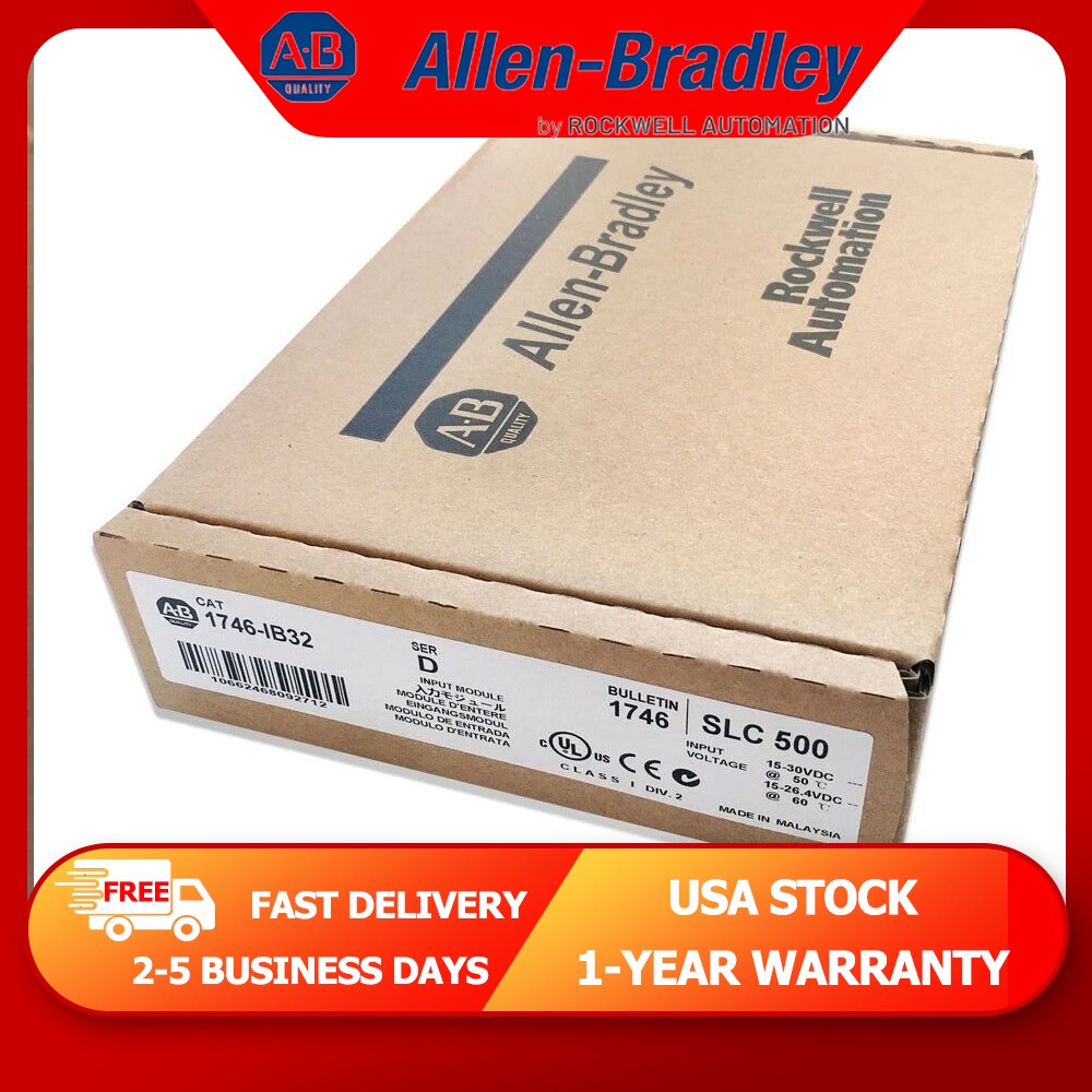 US Stock New AB 1746-IB32 SLC 500 PLC Input Module 1746IB32 Ship IMMD RTS