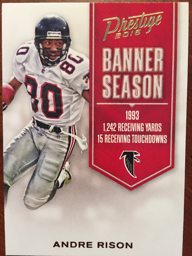 2016 Panini Prestige Football Andre Risen Banner Season Insert #36 2016 Panini Prestige Football Andre Risen Banner Season Insert #36