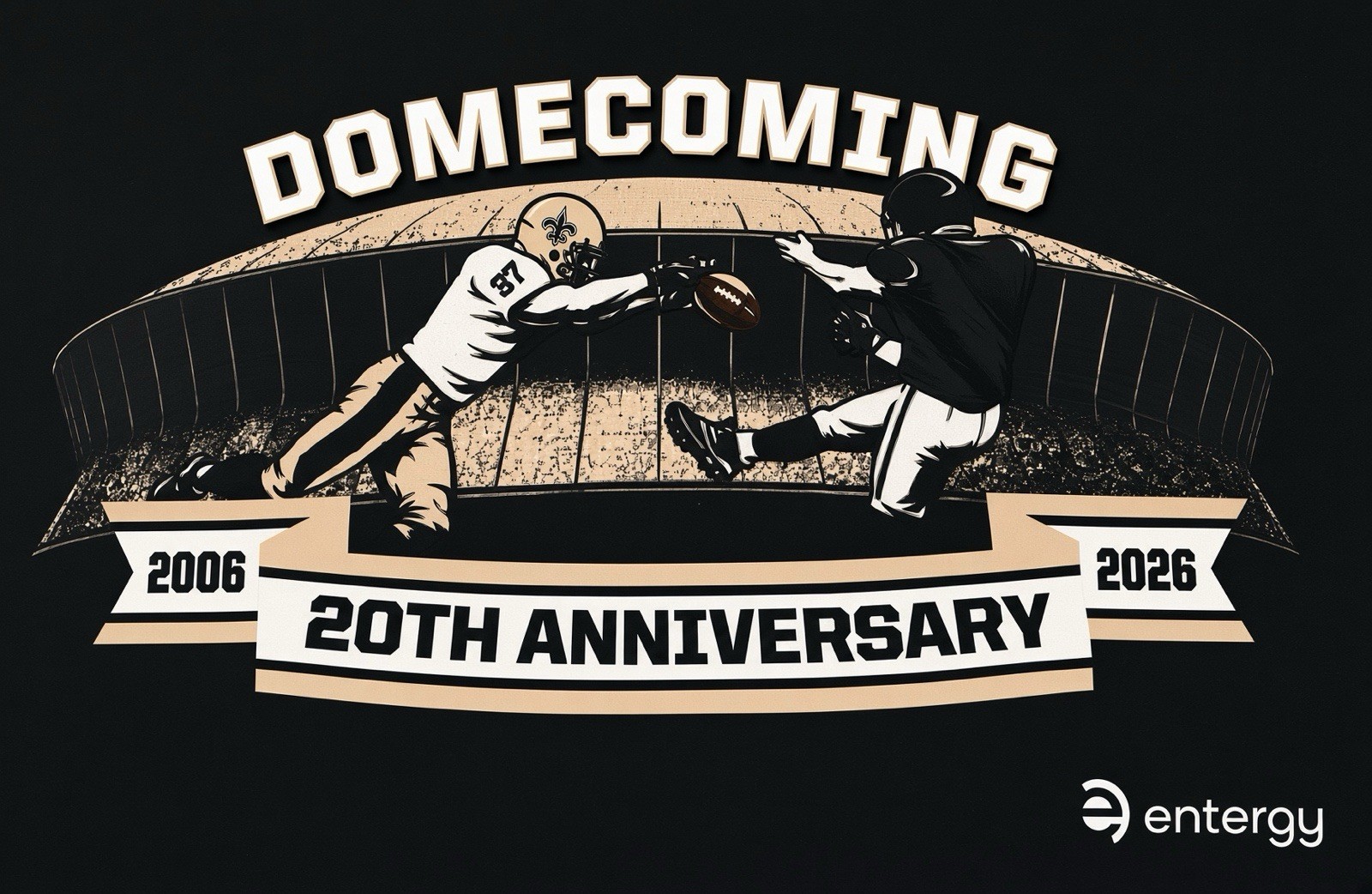 2026 New Orleans Saints Atlanta Domecoming 20th Anniversary Towel Steve Gleason