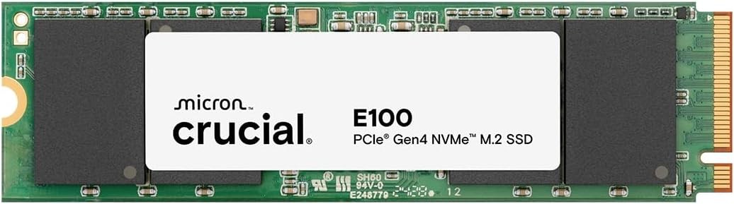 Crucial E100 2TB M.2 NVMe PCIe Gen4 for Laptop & Desktop Internal SSD
