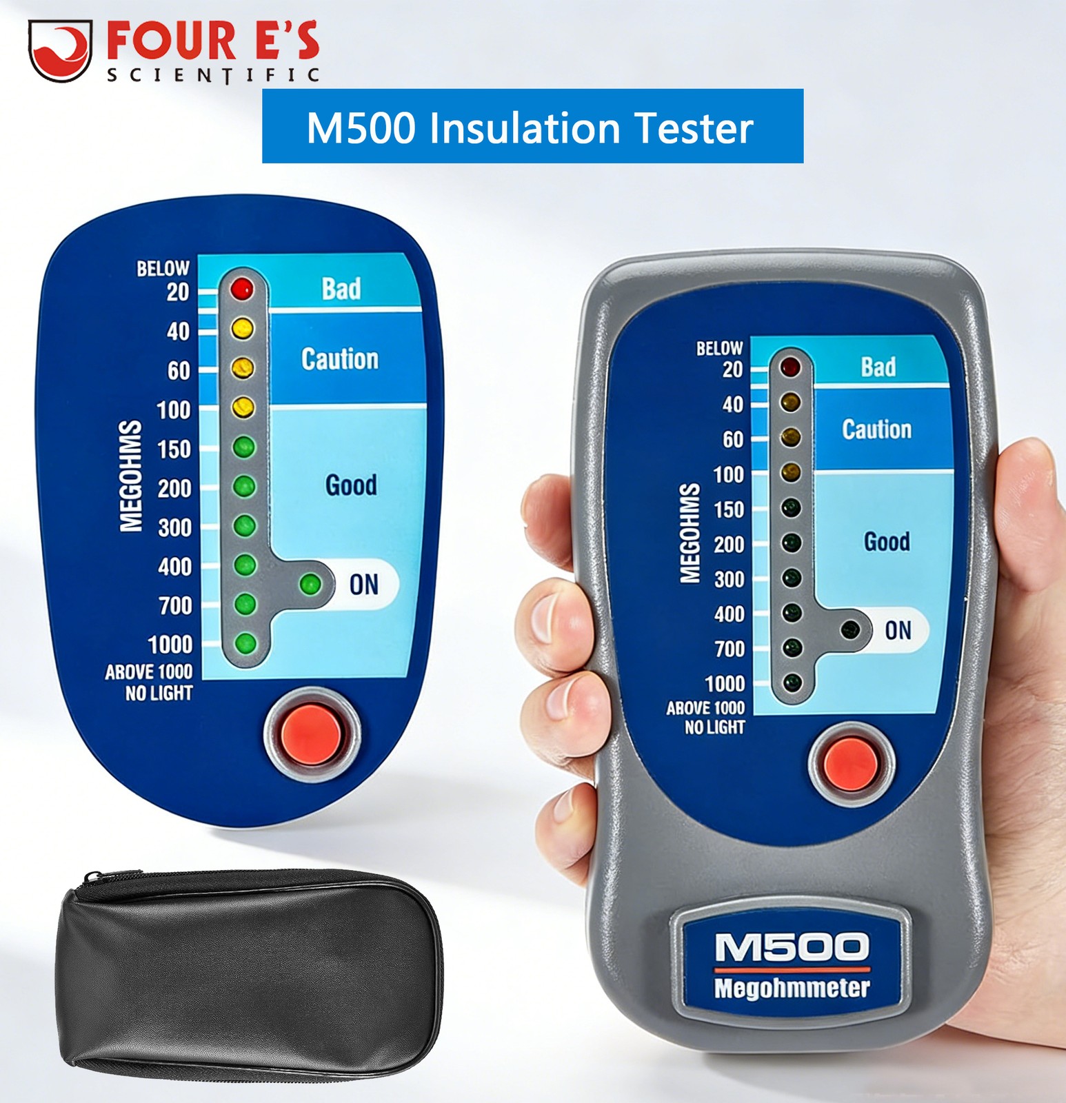 M500 Megohmmeter for Insulation Testing Compatible with Supco M500 Electronic Me