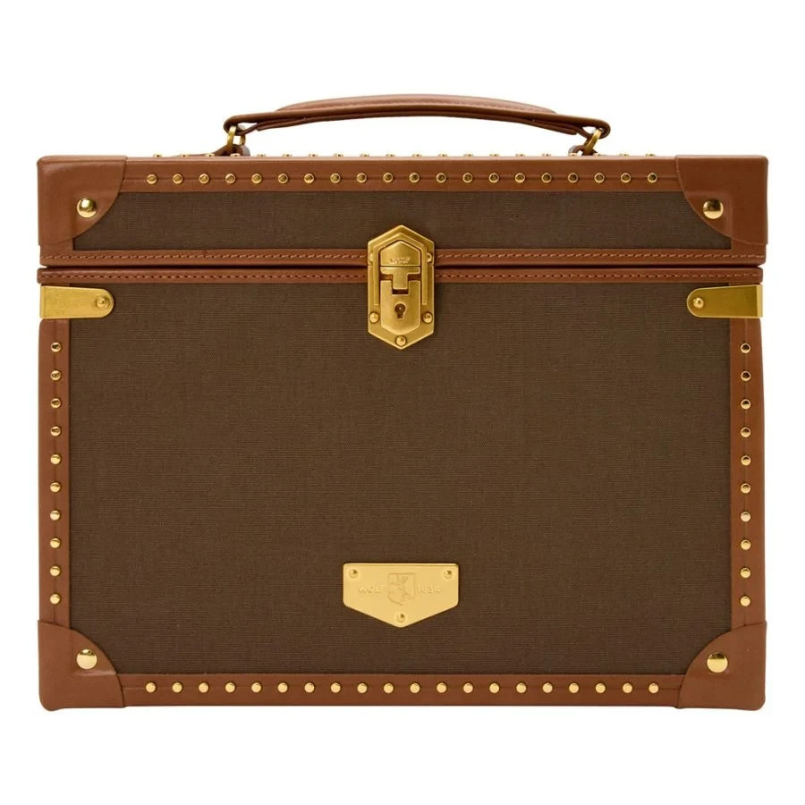 Ida Trunk Jewelry Box- Khaki