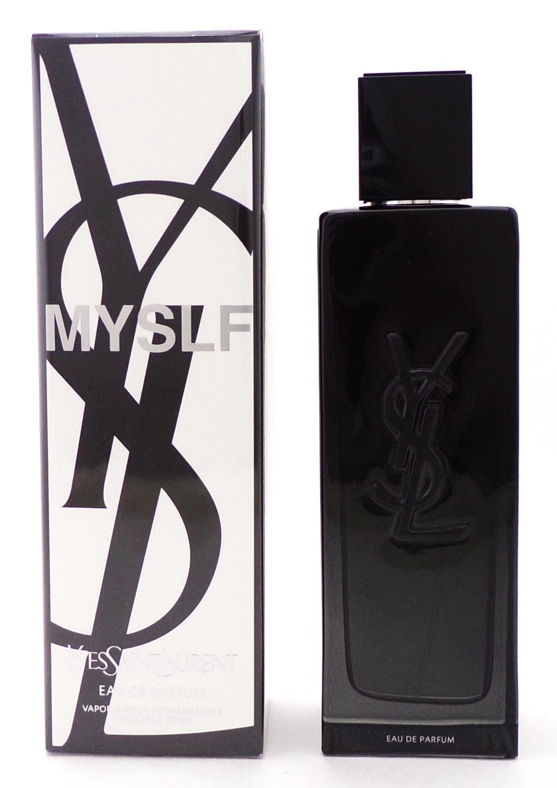 MYSLF by Yves Saint Laurent 3.3 oz. EDP Refillable Spray for Men New Sealed Box MYSLF by Yves Saint Laurent 3.3 oz. EDP Refillable Spray for Men New Sealed Box