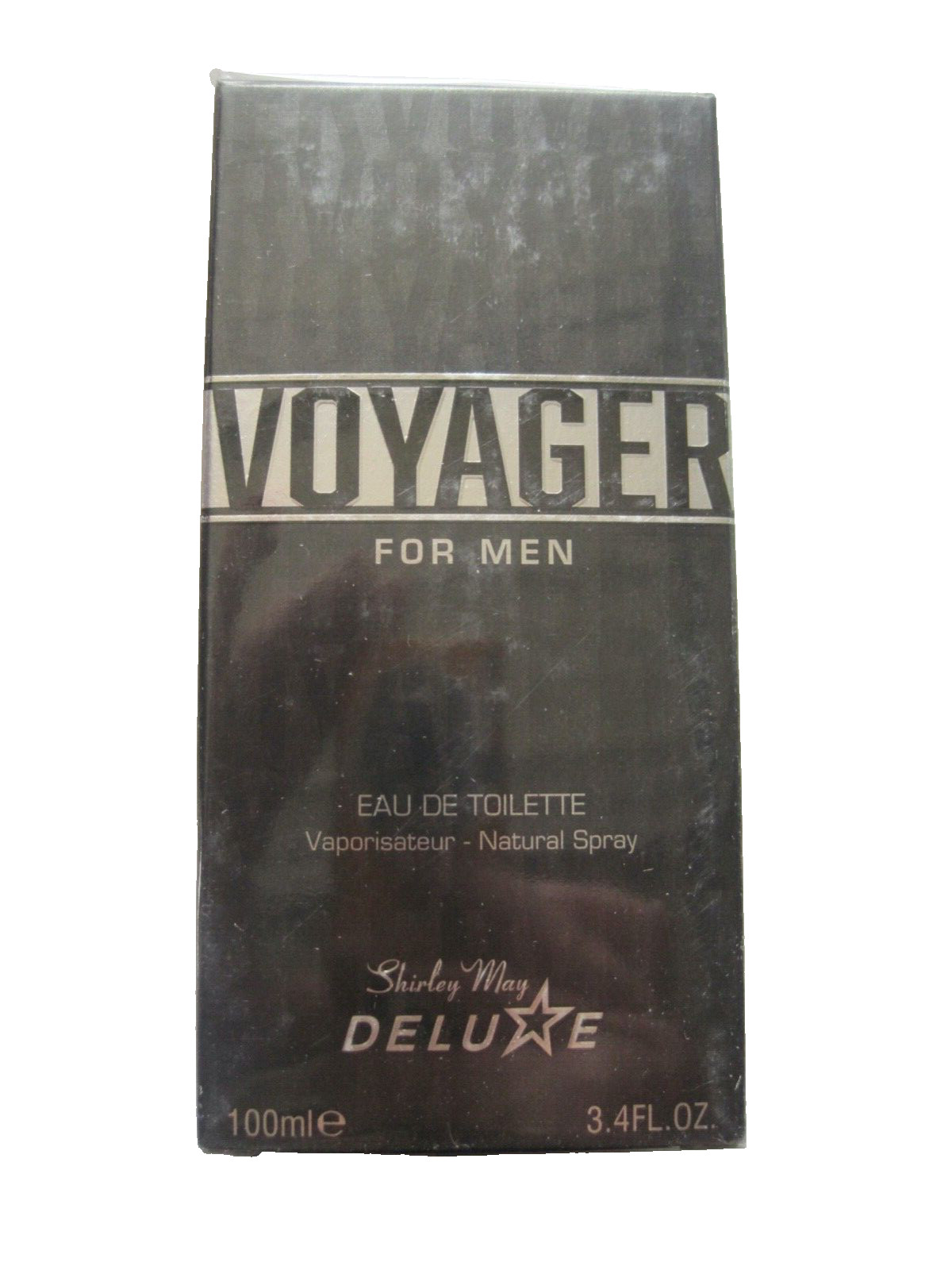 Voyager For Men Shirley May DELUXE Eau De Toilette 3.4 Ounce NEW Factory Sealed Voyager For Men Shirley May DELUXE Eau De Toilette 3.4 Ounce NEW Factory Sealed