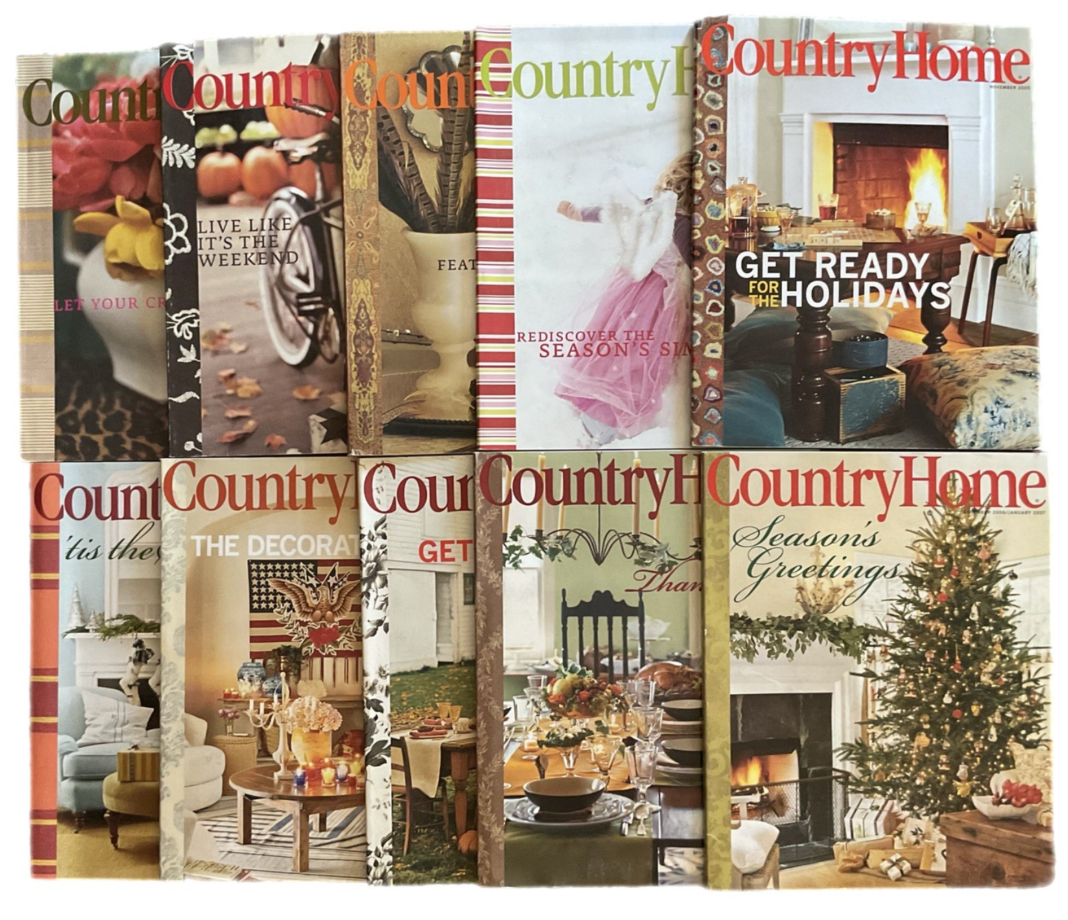 Vintage Country Home Magazine Lot of 10 Better Homes And Garden Fall Christmas Vintage Country Home Magazine Lot of 10 Better Homes And Garden Fall Christmas