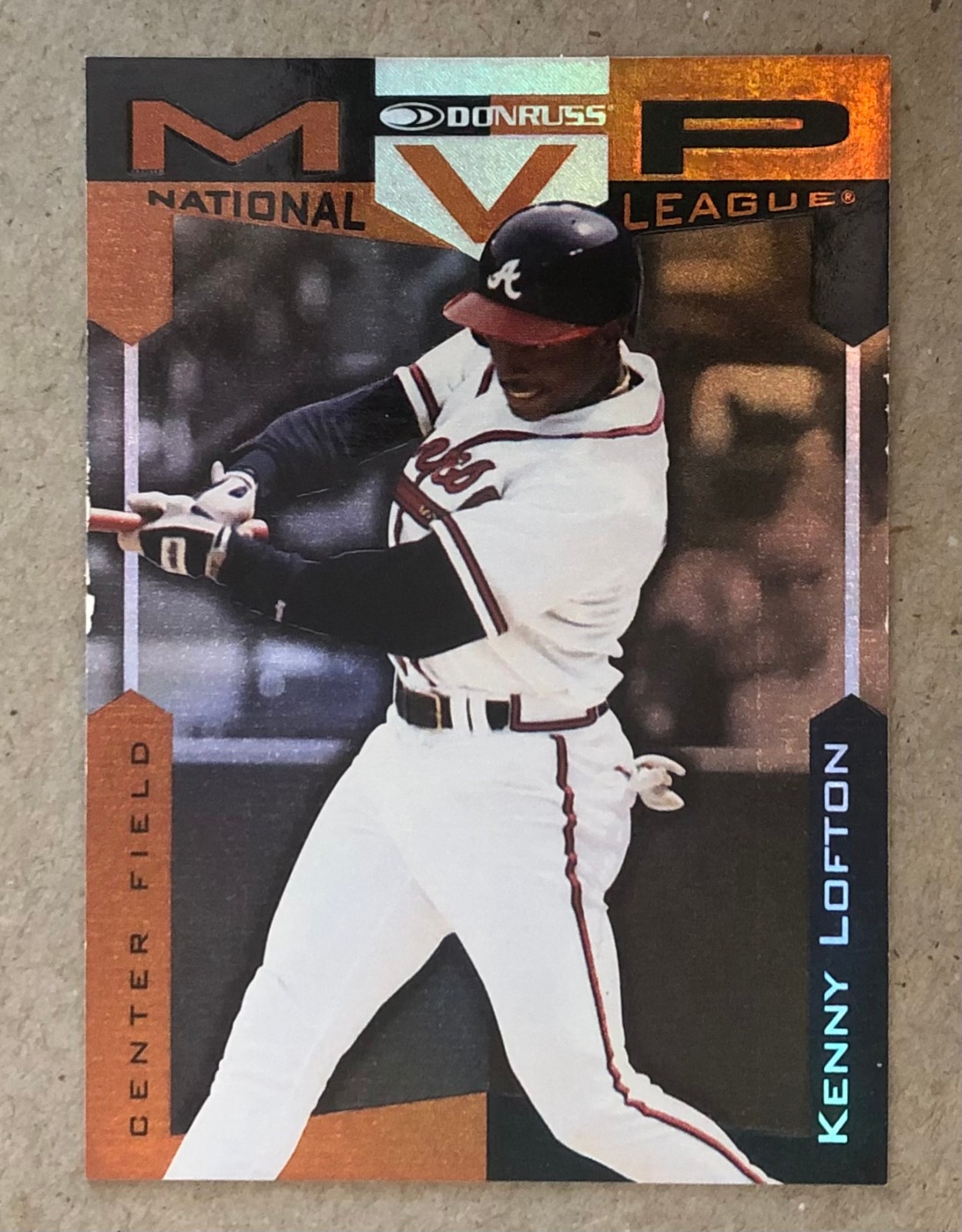 1997 Donruss Team Sets - MVP’s - Kenny Lofton - #14 - Atlanta Braves - Ex 1997 Donruss Team Sets - MVP’s - Kenny Lofton - #14 - Atlanta Braves - Ex