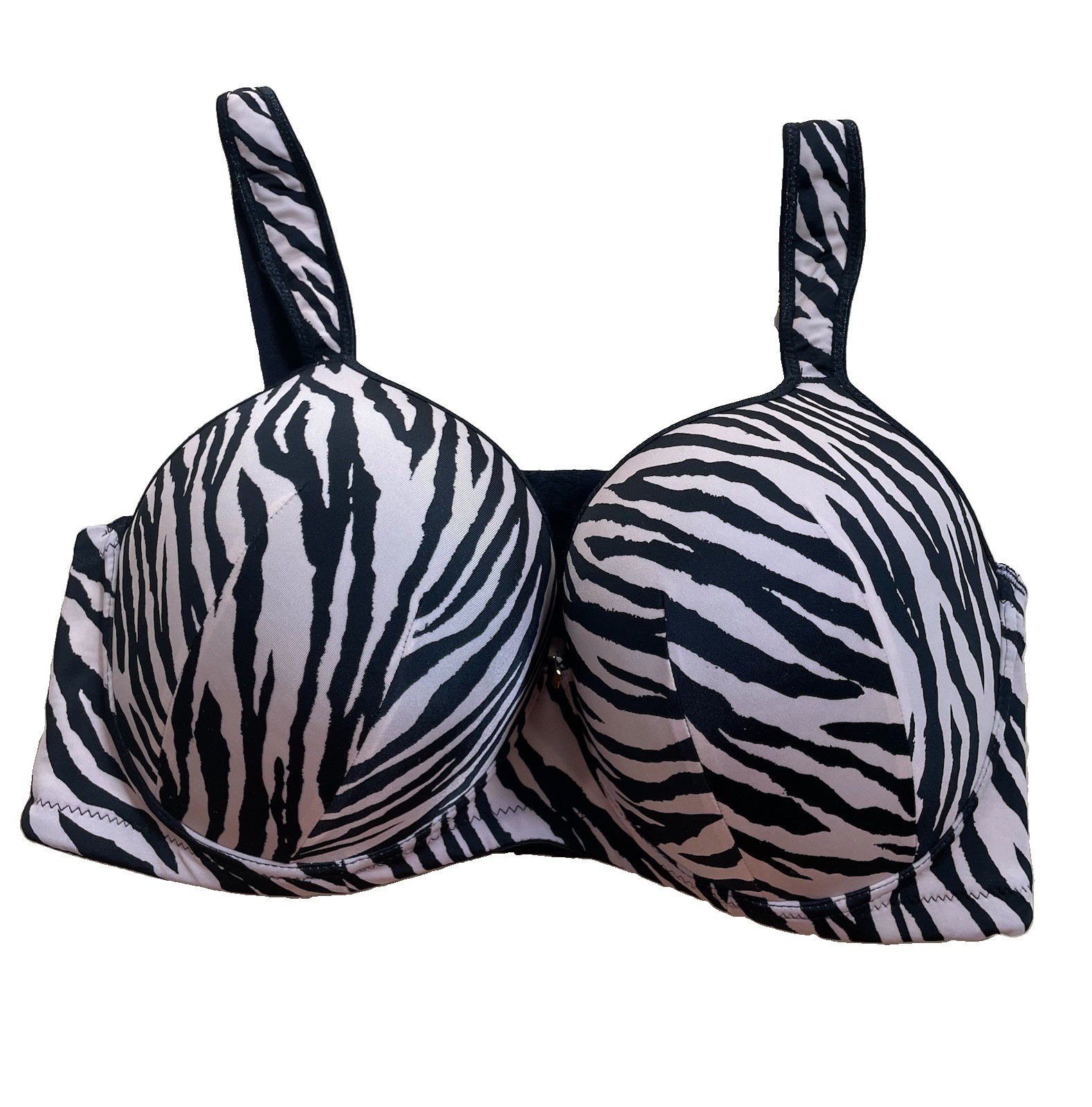 Ashley Stewart Butterfly Underwire Lined Full Coverage Bra Sz 38DDD Animal Print Ashley Stewart Butterfly Underwire Lined Full Coverage Bra Sz 38DDD Animal Print