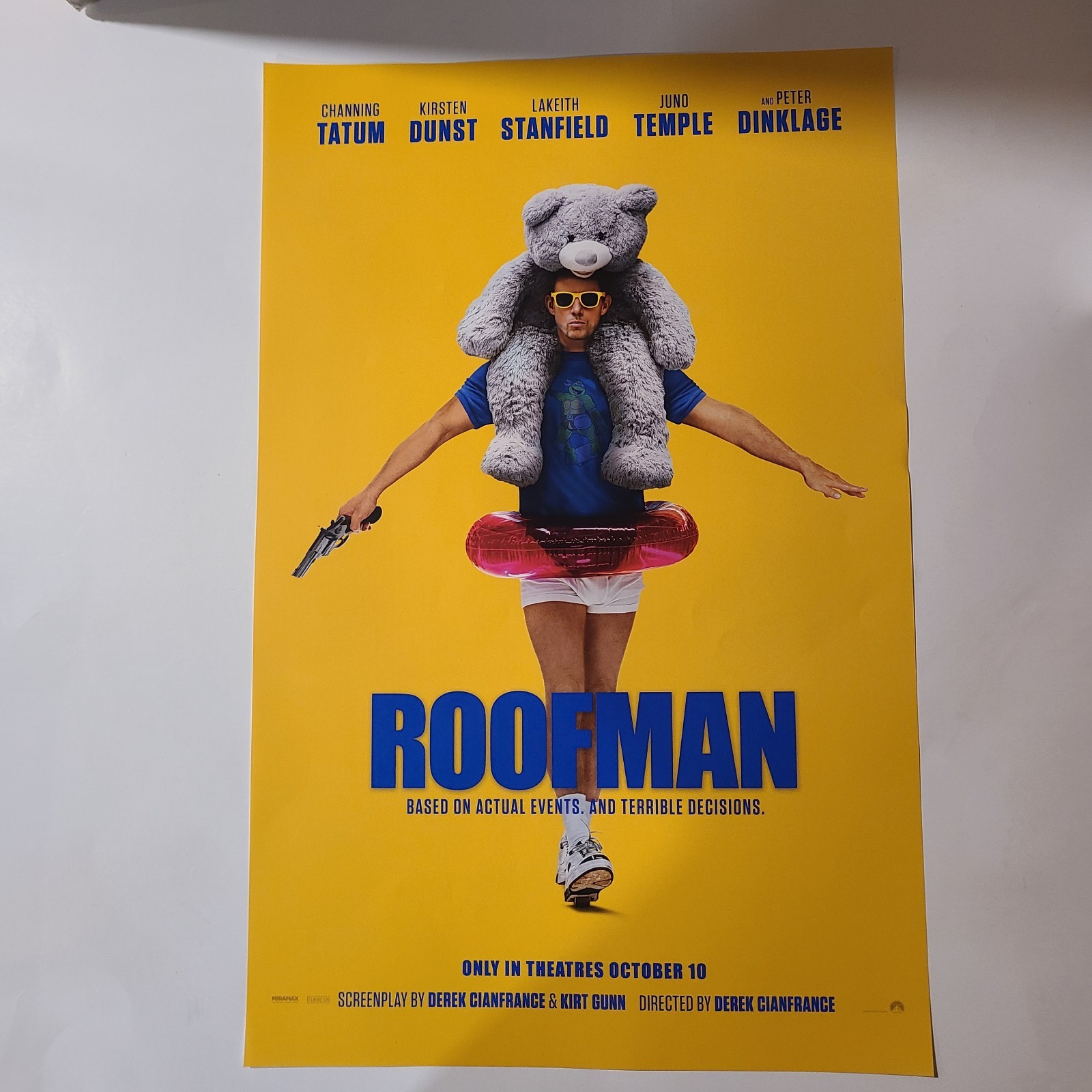 ROOFMAN Channing Tatum 2025 AMC Regal 11x17 MOVIE POSTER ORIGINAL