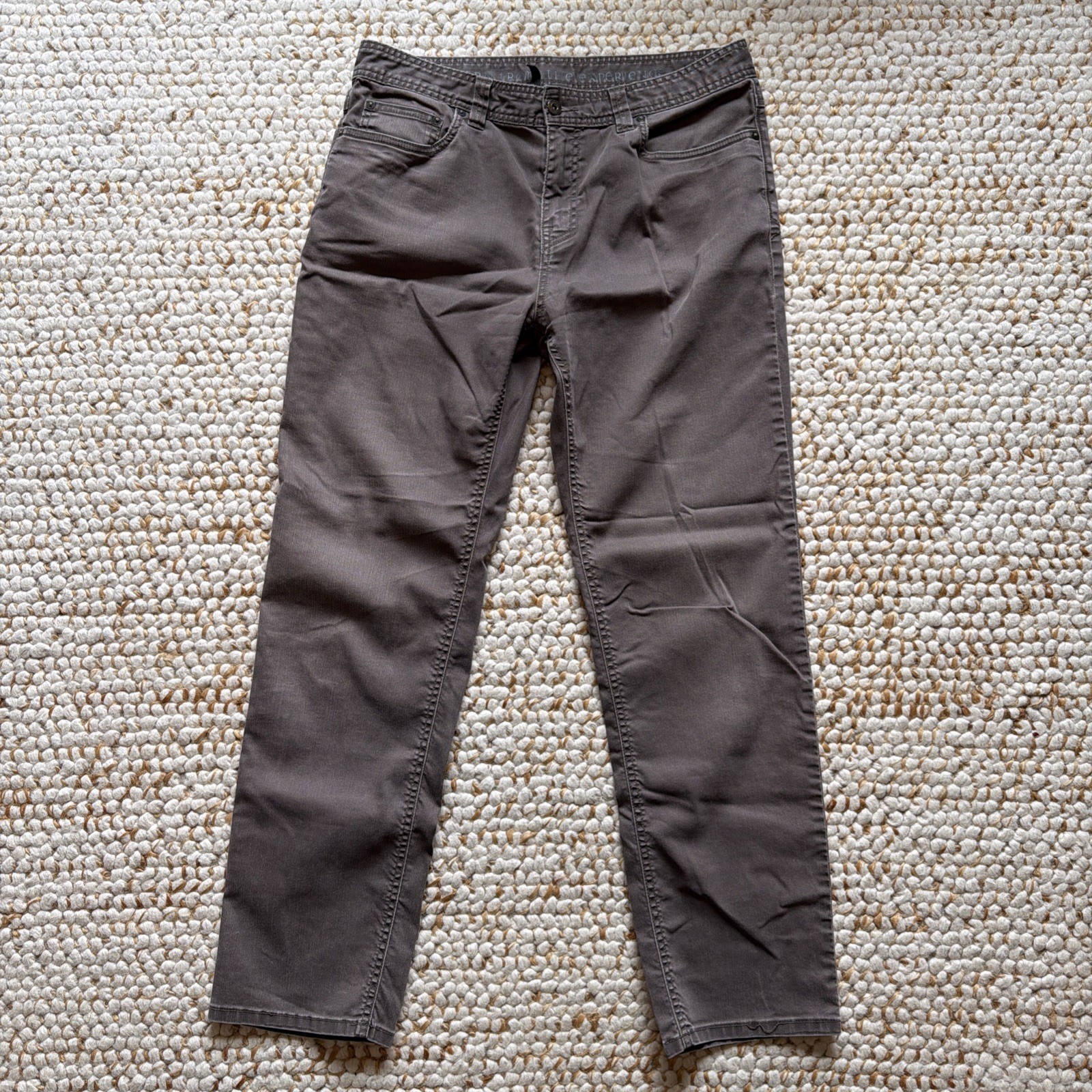 Prana Pants Mens 34x32 Charcoal Stretch Zion Slim Fit Straight Leg Hiking
