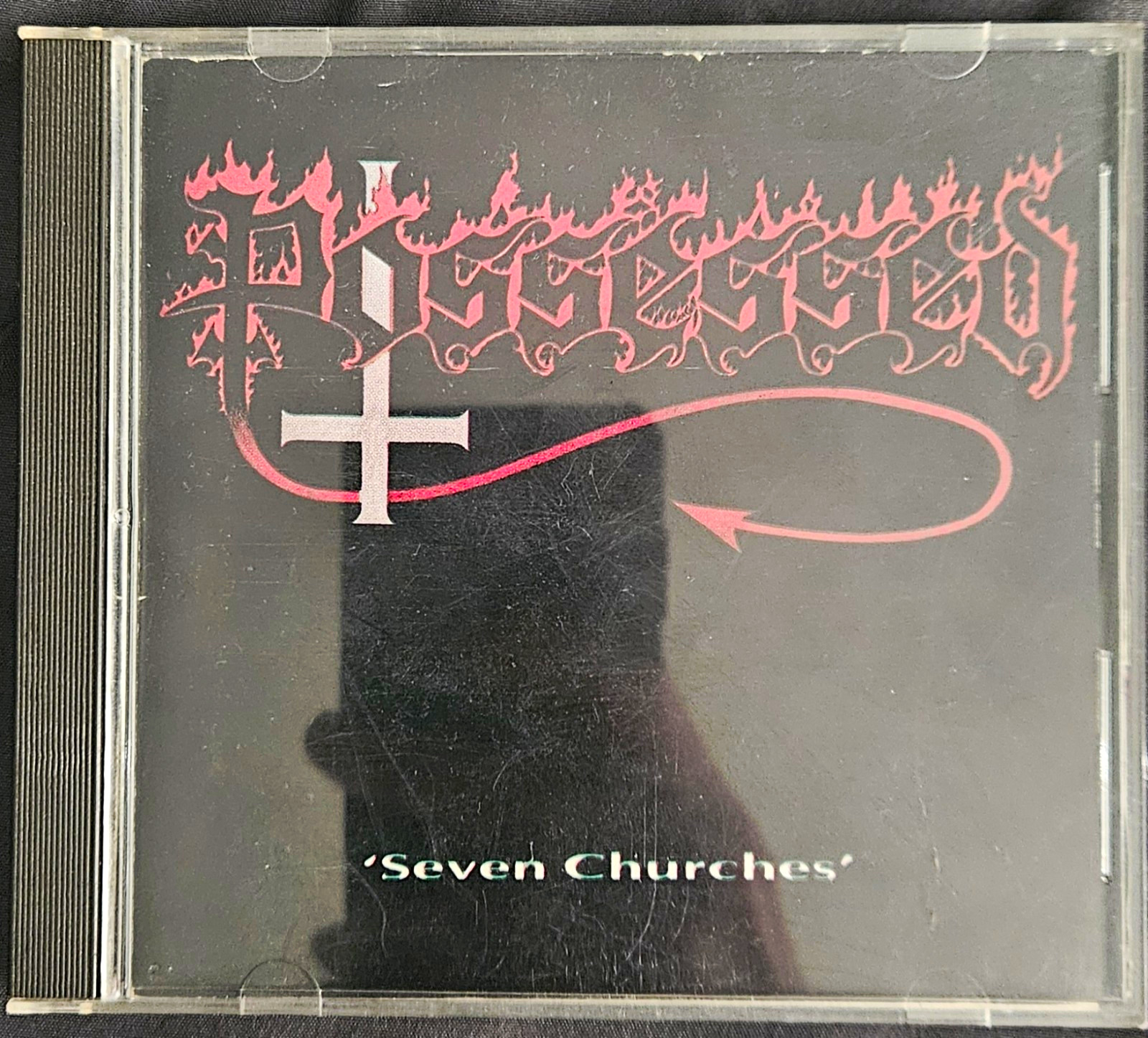 POSSESSED Seven Churches CD 1987 ORIGINAL US PRESS Combat 88561-8024-2 NM Disc POSSESSED Seven Churches CD 1987 ORIGINAL US PRESS Combat 88561-8024-2 NM Disc